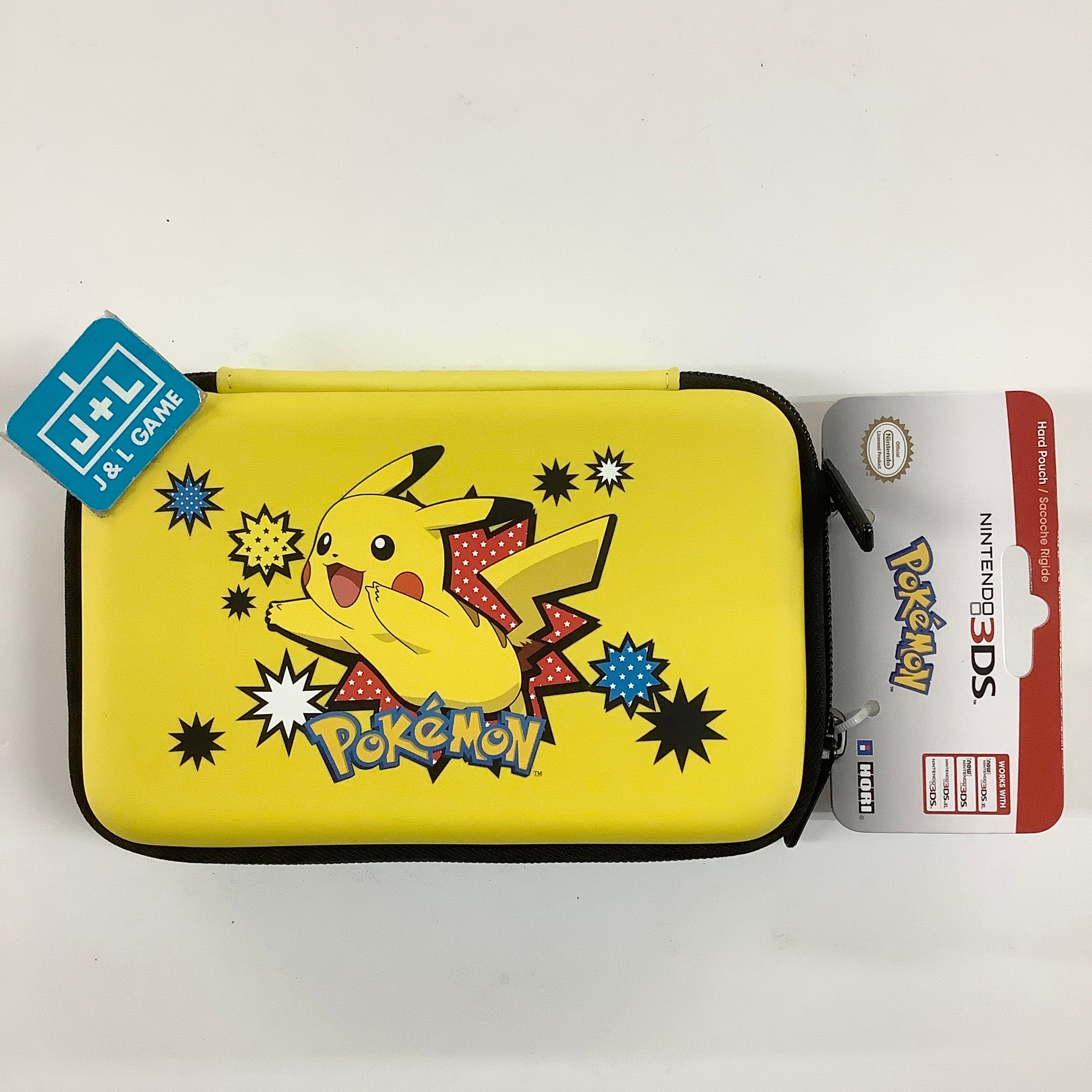 HORI Nintendo 3DS XL Hard Pouch (Pikachu) - (3DS) Nintendo 3DS Accessories HORI