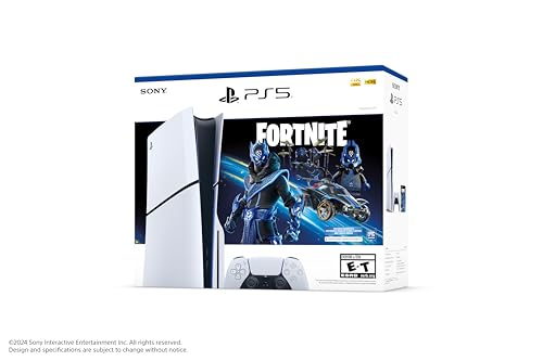 SONY PlayStation 5 Disc Edition Console (Fortnite Cobalt Star Disc Edition) (Model CFI-2015) - (PS5) PlayStation 5 CONSOLE PlayStation