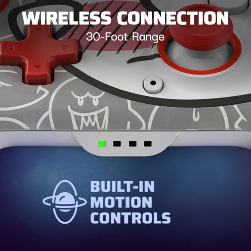 PDP REMATCH GLOW Wireless Controller (Boo Hoo) - (NSW) Nintendo Switch ...