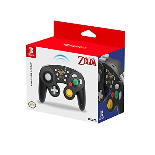 Nintendo Switch Wireless Battle Pad (Zelda) Gamecube Style Controller - (NSW) Nintendo Switch [Pre-owned] Video Games HORI