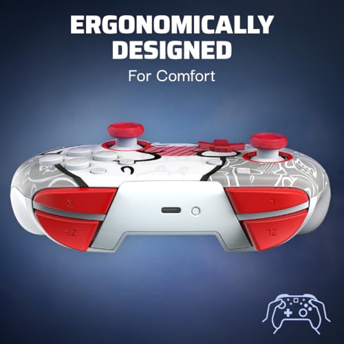 PDP REMATCH GLOW Wireless Controller (Boo Hoo) - (NSW) Nintendo Switch ...