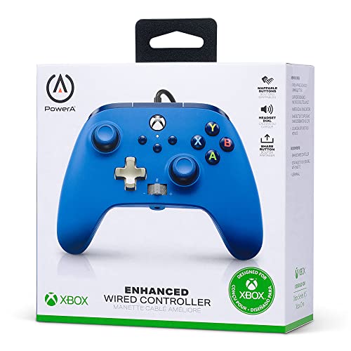 PowerA Enhanced Wired Controller (Blue) - (XSX) Xbox Series X ACCESSORIES PowerA   