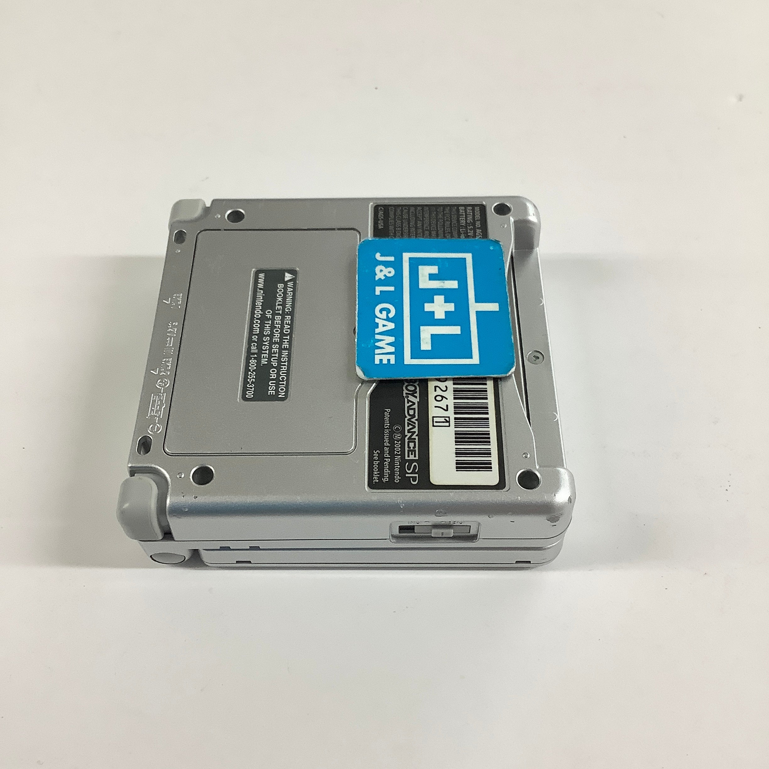 Nintendo Game Boy Advance SP Console AGS-001 (Silver) - (GBA) Game Boy Advance SP [Pre-Owned]