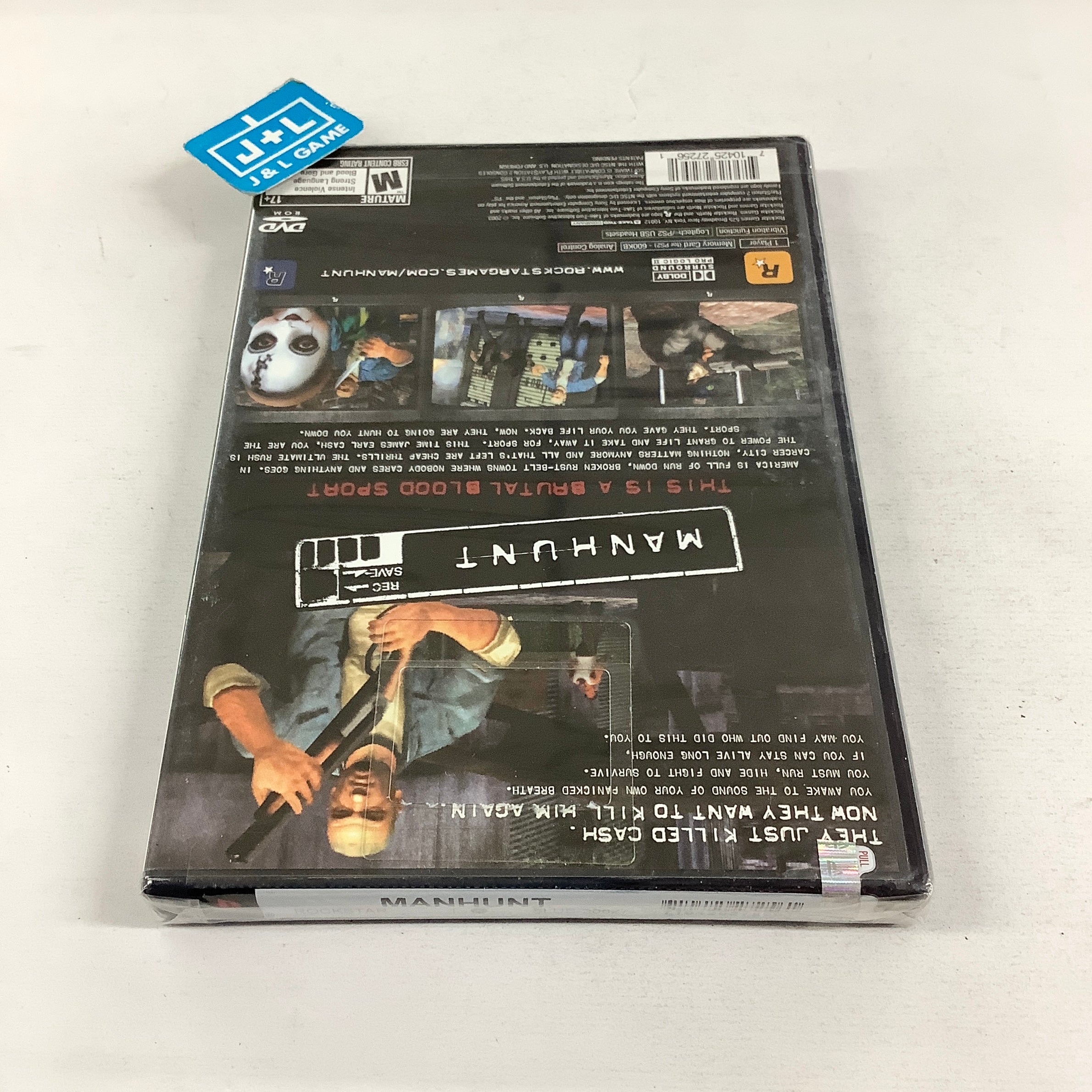 Manhunt - (PS2) PlayStation 2 Video Games Rockstar Games
