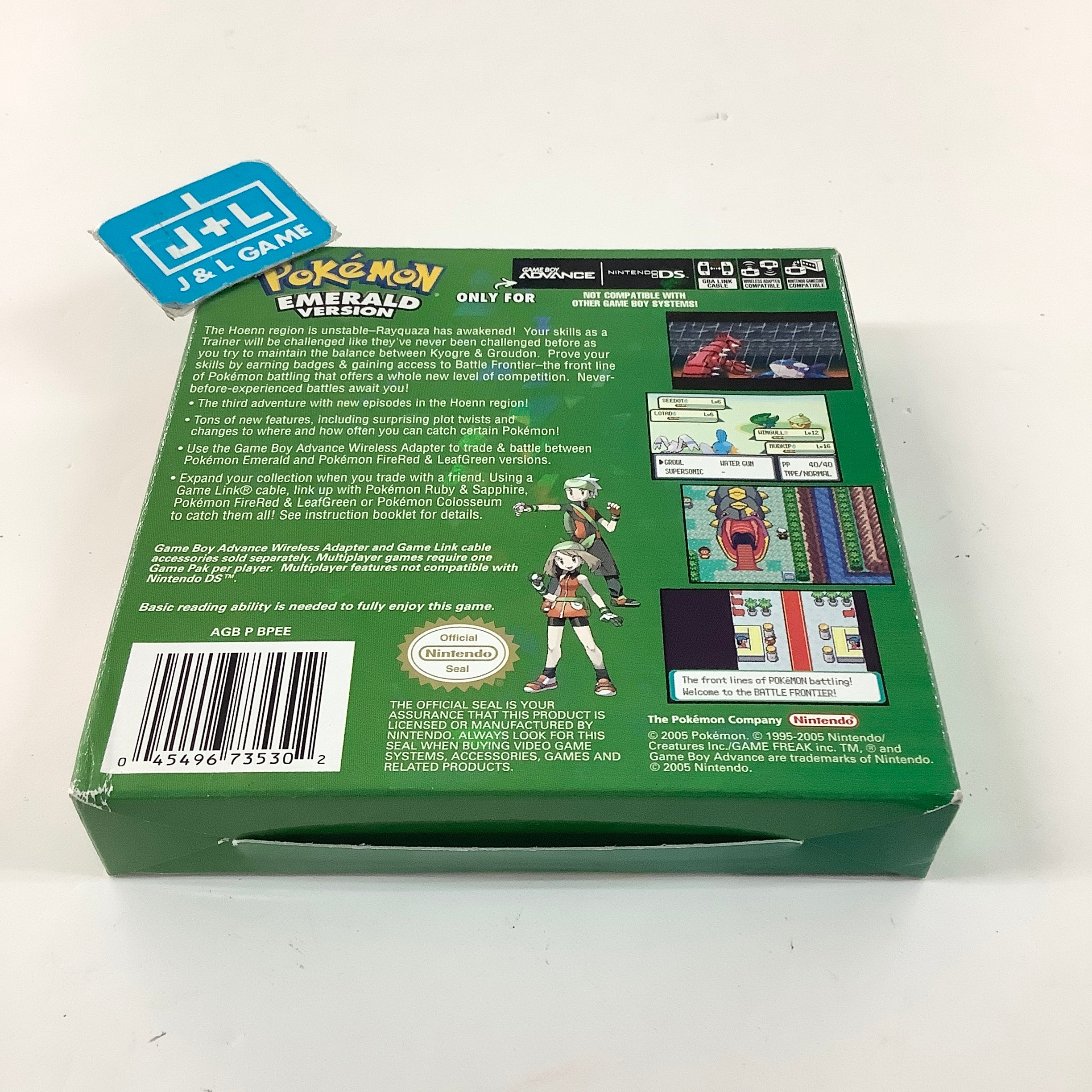 Pokemon Emerald Version - (GBA) Game Boy Advance [Pre-Owned] Video Games Nintendo
