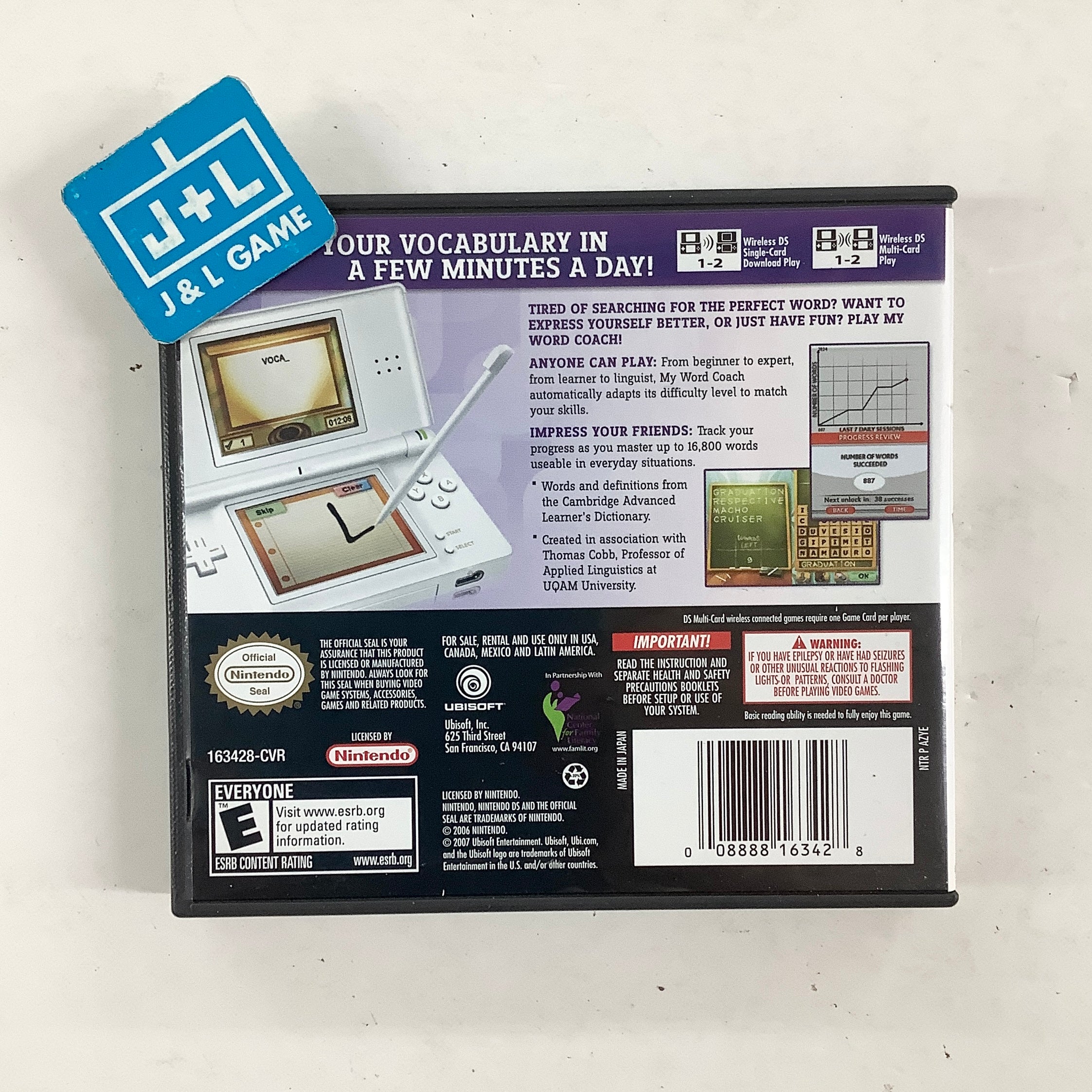 My Word Coach - (NDS) Nintendo DS [Pre-Owned] Video Games Ubisoft