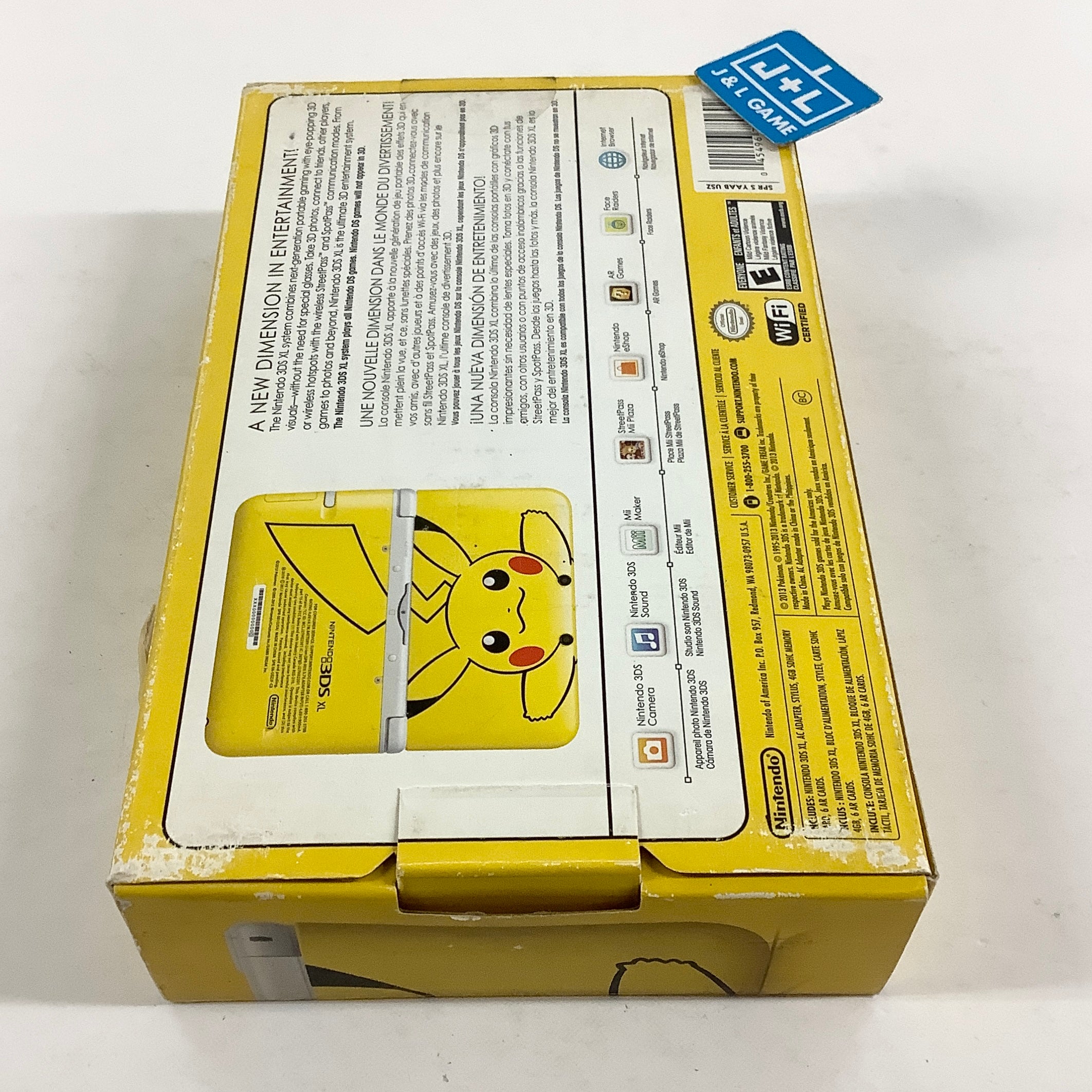 Nintendo 3DS XL Console (Yellow Pikachu Edition) - Nintendo 3DS [Pre-Owned] Consoles Nintendo