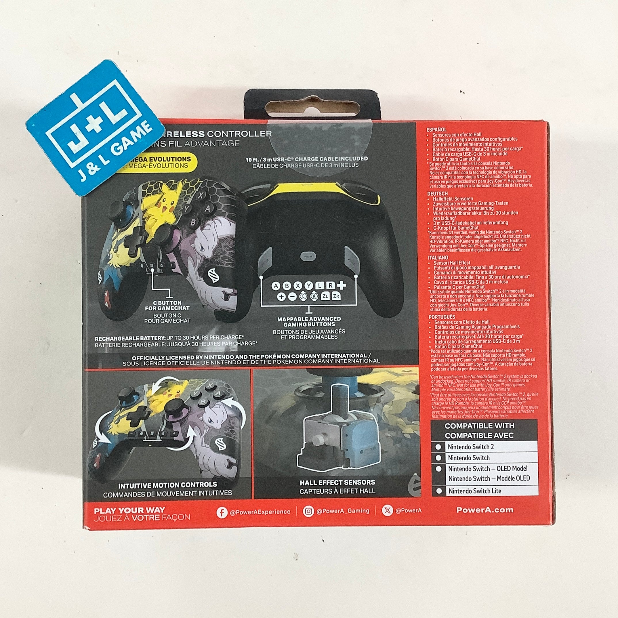 PowerA Advantage Wireless Controller (Pokémon: Mega Evolutions) - (NS2) Nintendo Switch 2 ACCESSORIES PowerA