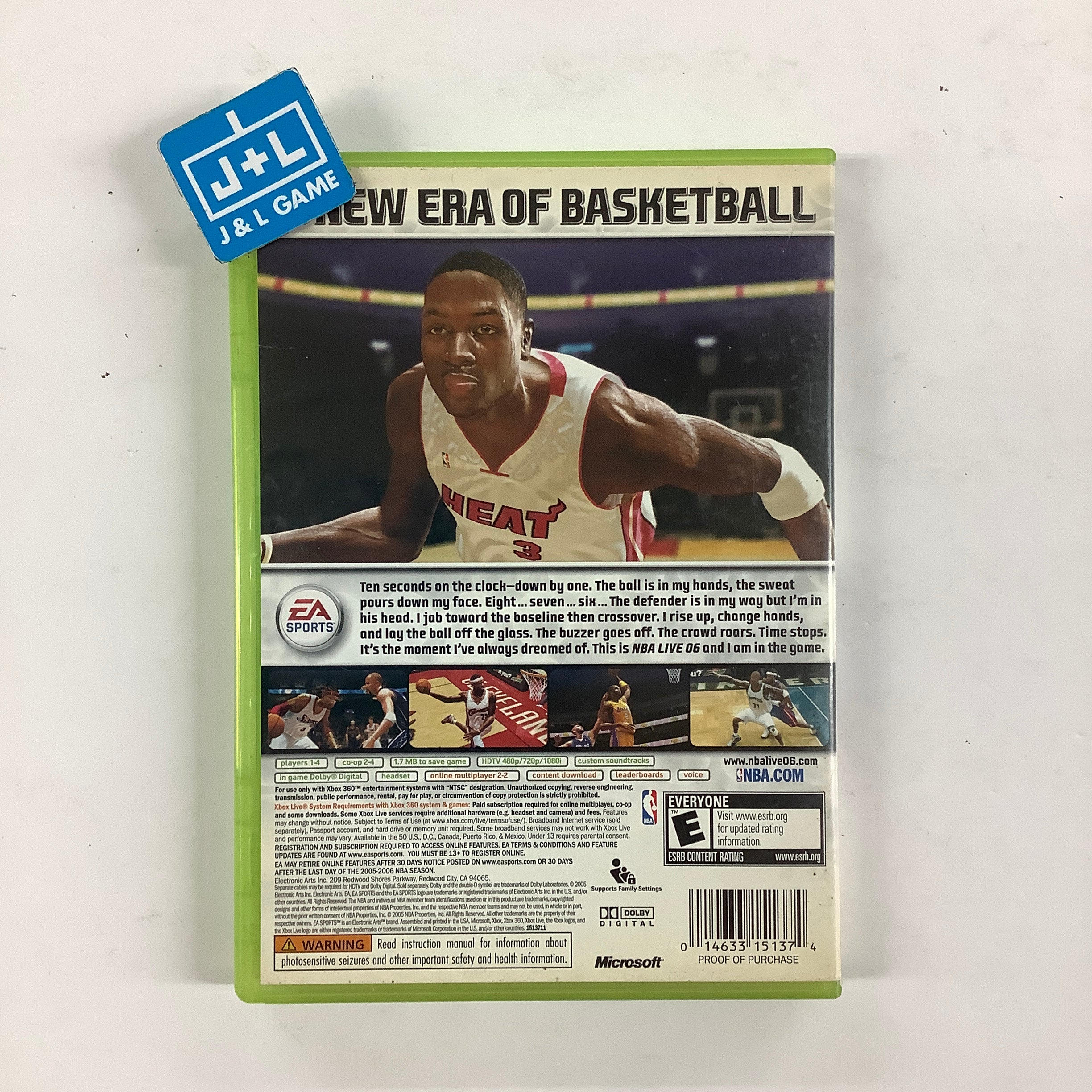 NBA Live 06 - Xbox 360 [Pre-Owned] | J&L Game