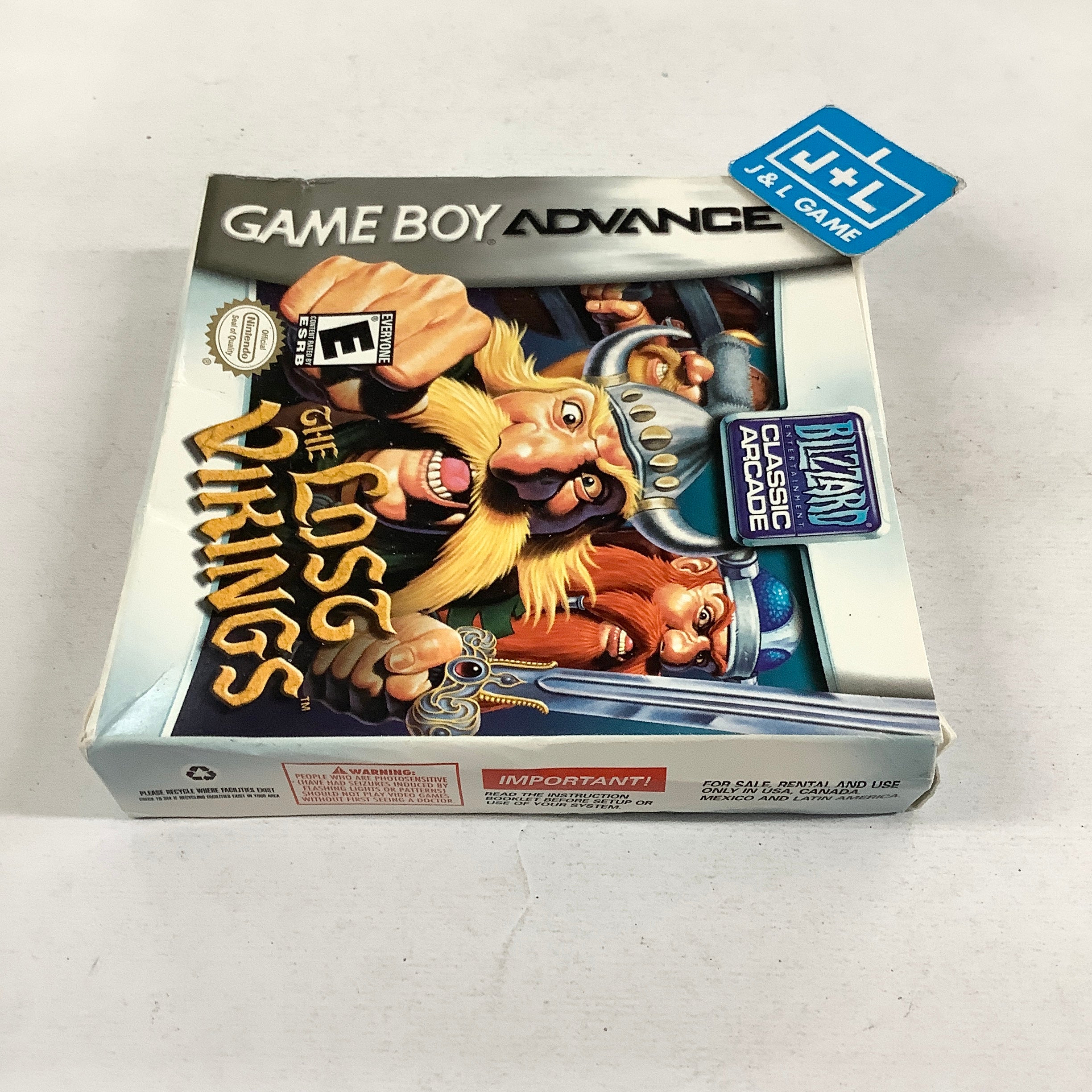 The Lost Vikings - (GBA) Game Boy Advance [Pre-Owned] Video Games Blizzard Classic Arcade