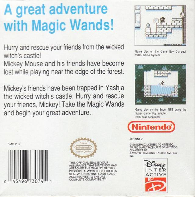 Mickey Mouse: Magic Wands! (Player's Choice) - (GB) Game Boy [Pre-Owned] Video Games Nintendo   