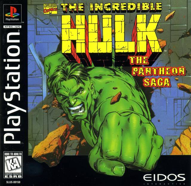 The Incredible Hulk: The Pantheon Saga - (PS1) PlayStation 1 [Pre-Owned] Video Games Eidos Interactive   