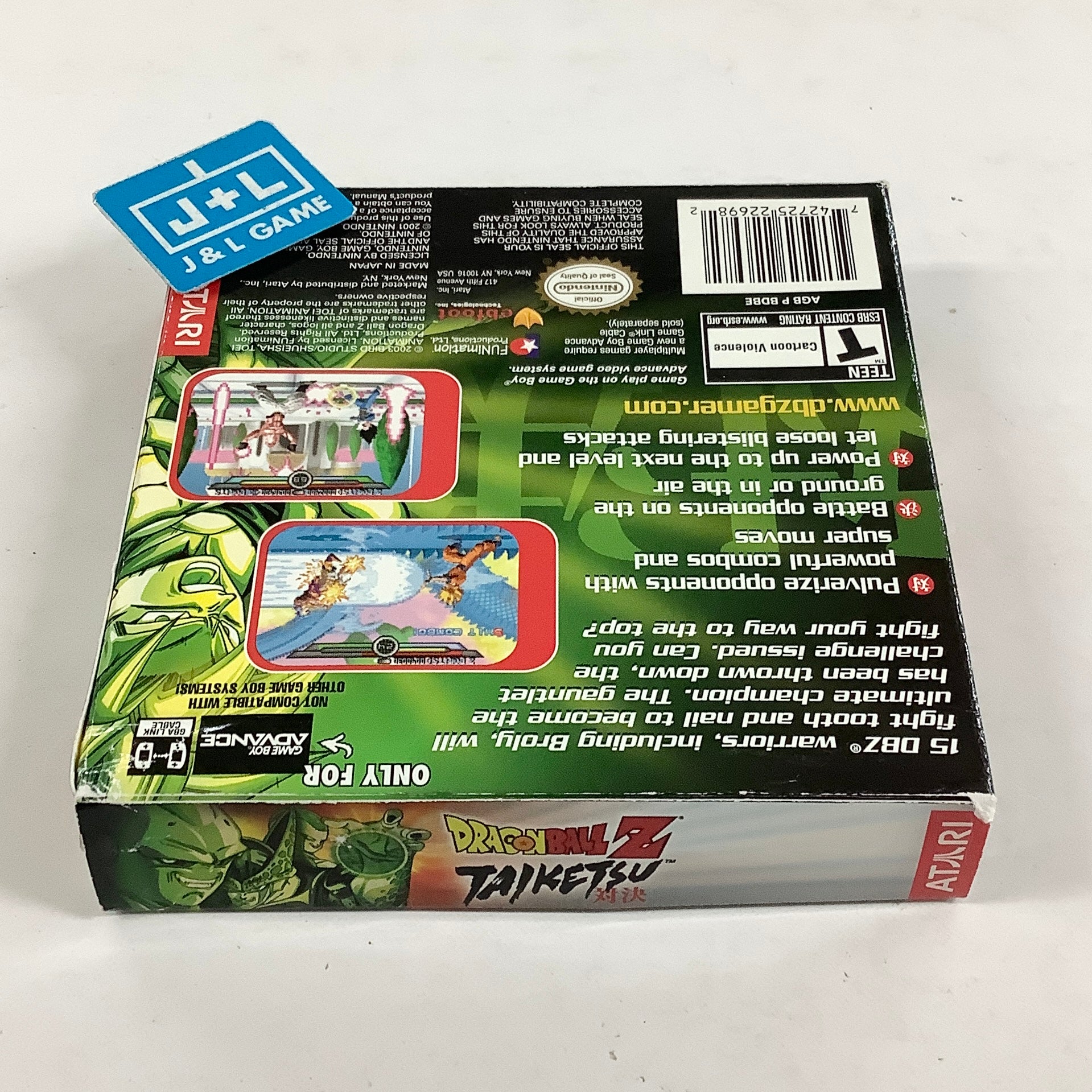 Dragon Ball Z: Taiketsu - (GBA) Game Boy Advance [Pre-Owned] Video Games Atari SA