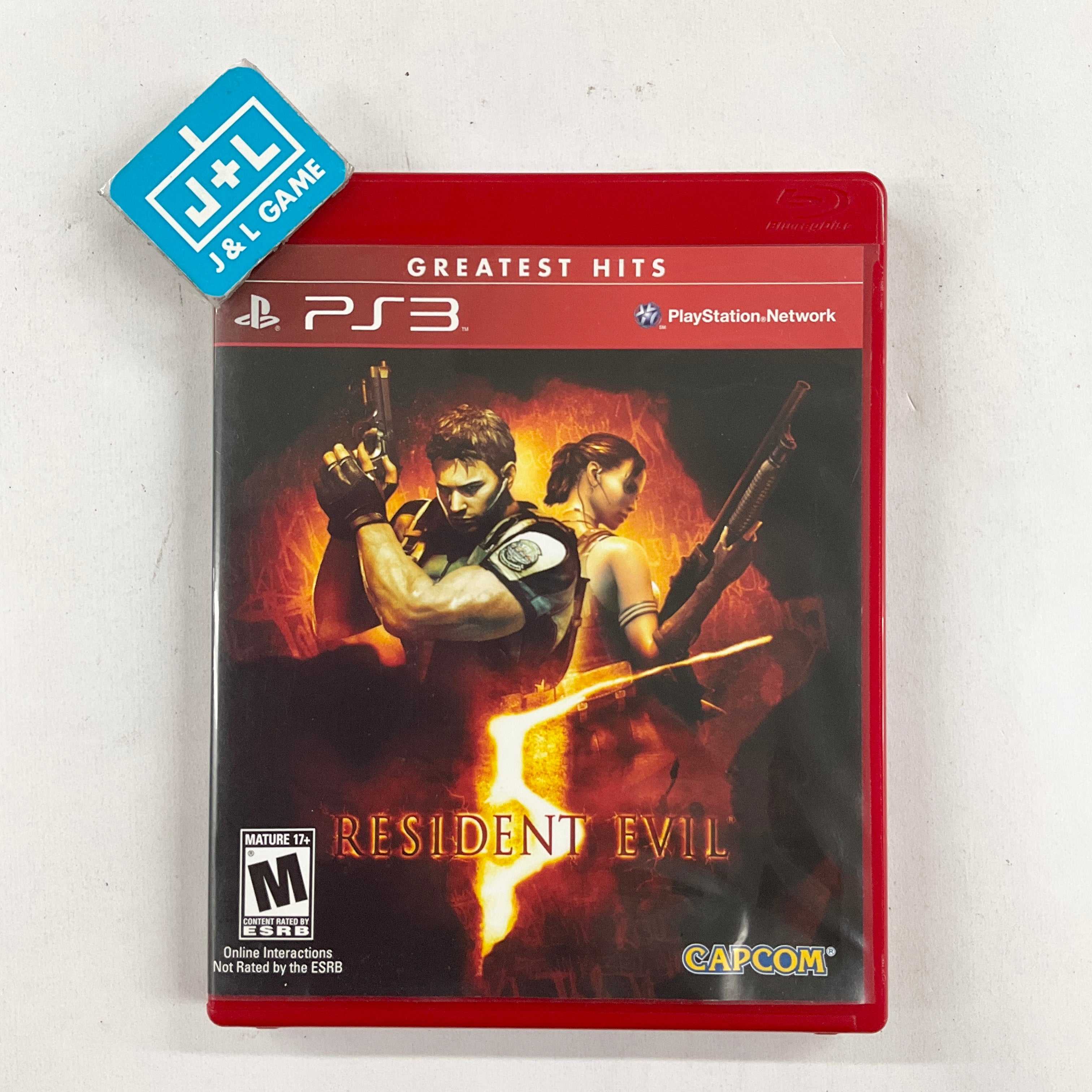 Resident Evil 5 (Greatest Hits) - (PS3) PlayStation 3 [Pre-Owned] Video Games Capcom