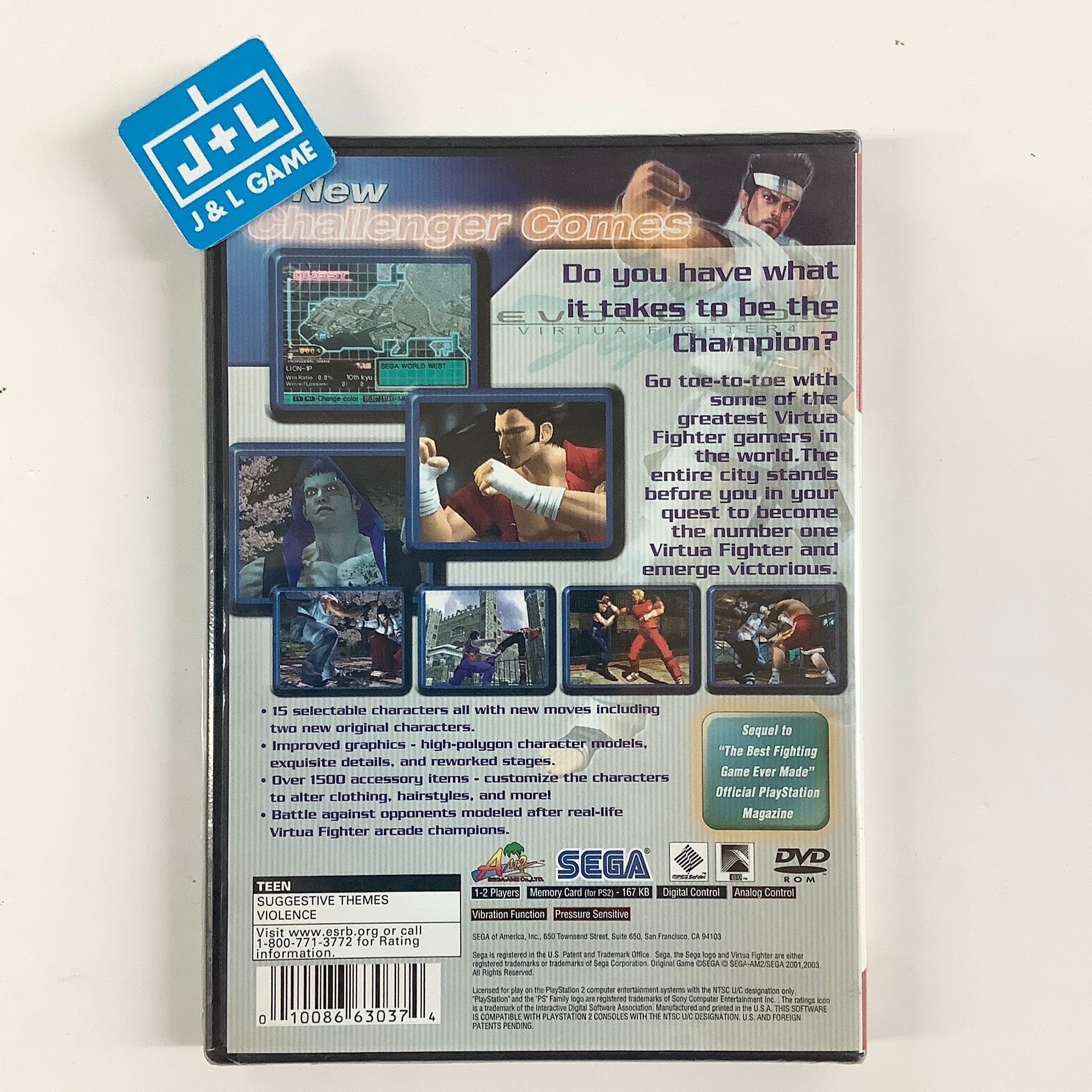 Virtua Fighter 4: Evolution (Greatest Hits) - (PS2) PlayStation 2 Video Games Sega