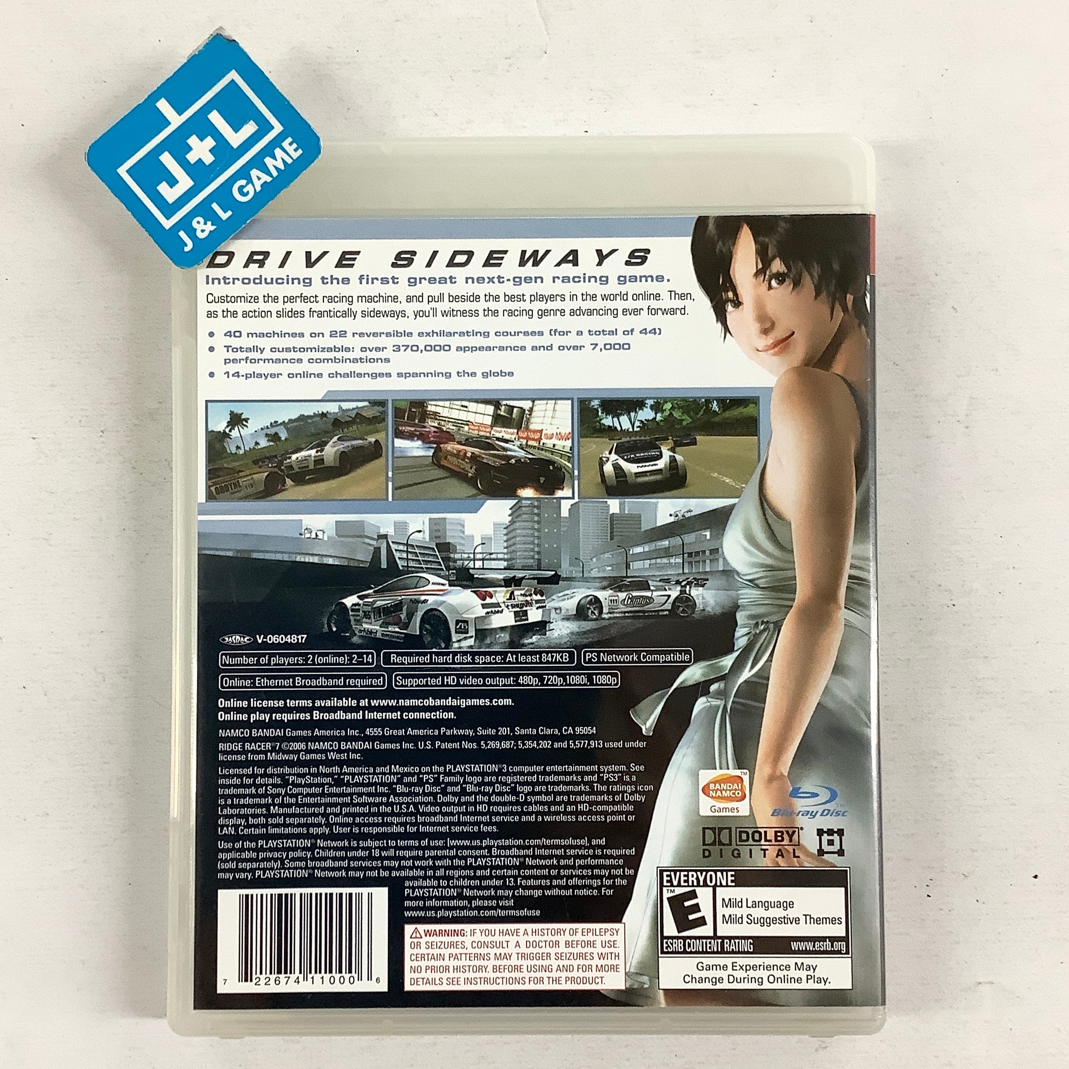 Ridge Racer 7 - (PS3) PlayStation 3 [Pre-Owned] Video Games Namco Bandai Games