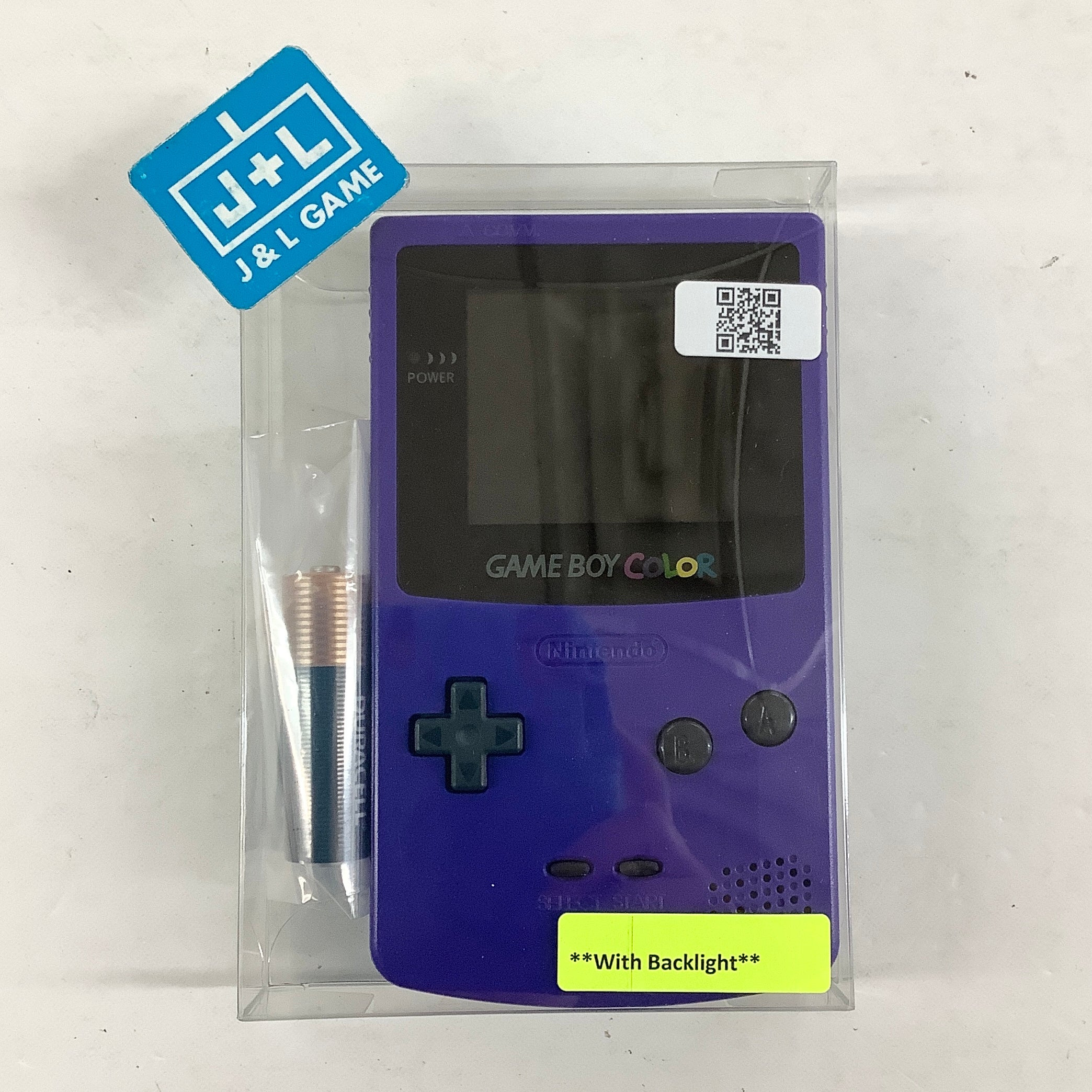 Nintendo Game Boy Color Console (Grape with Backlight) - (GBC) Game Boy Color [Pre-Owned] Consoles Nintendo