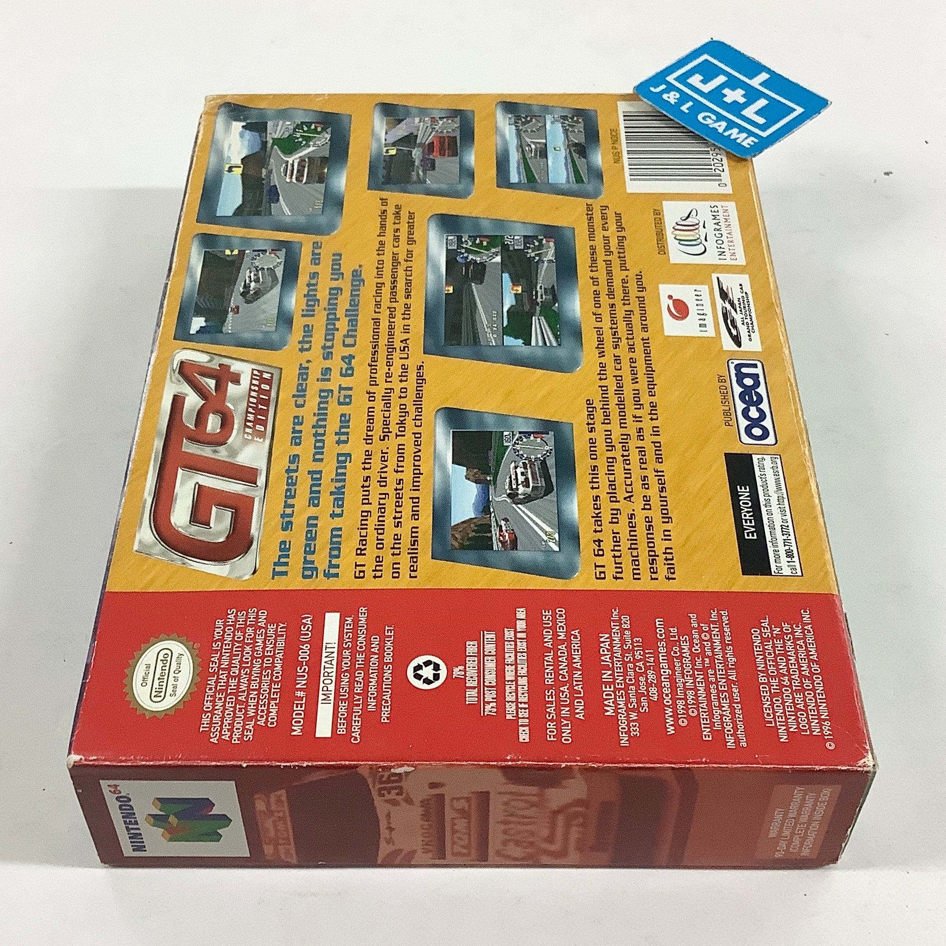 GT 64: Championship Edition - (N64) Nintendo 64 [Pre-Owned] Video Games Ocean