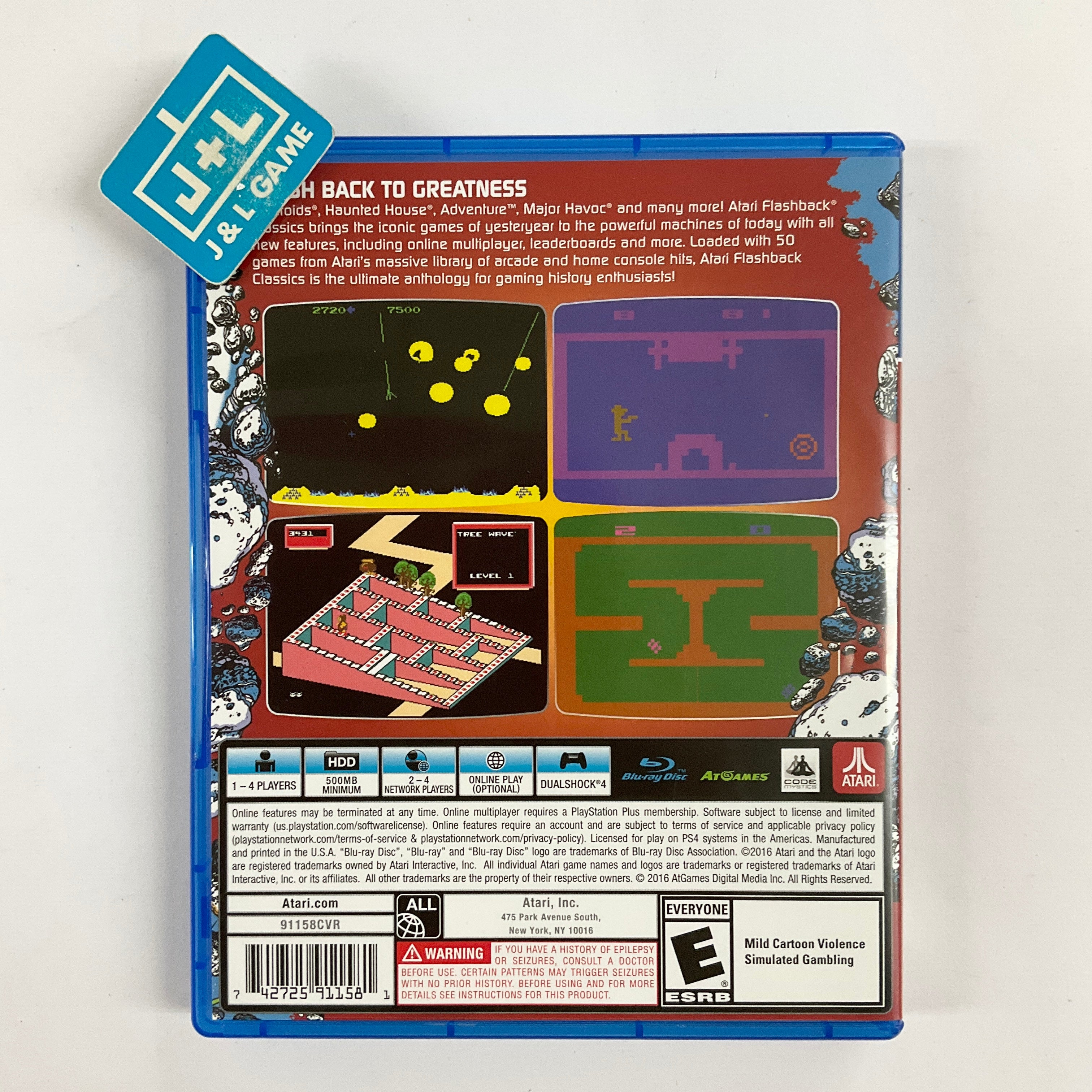 Atari Flashback Classics Vol. 2 - (PS4) PlayStation 4 [Pre-Owned] Video Games Atari   
