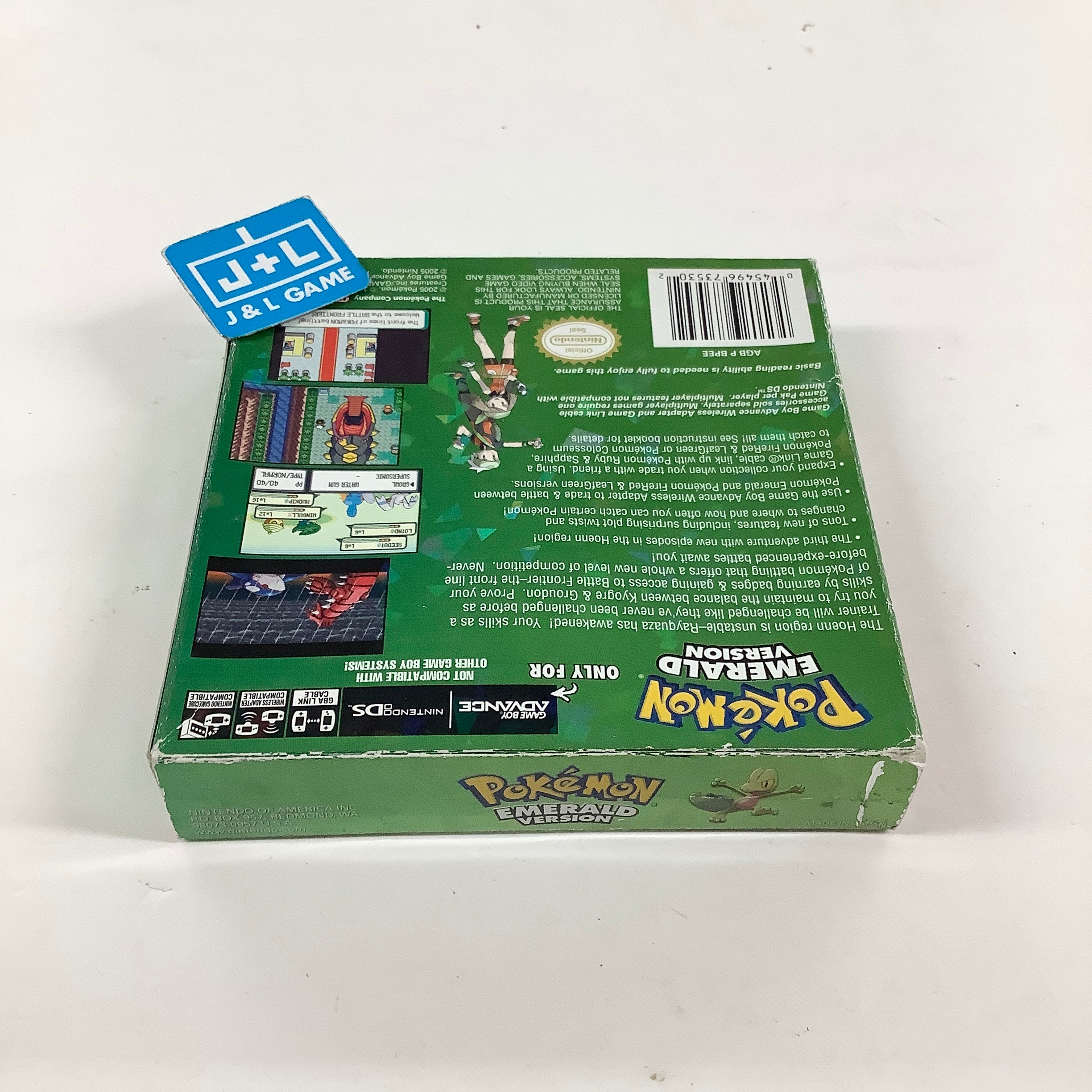 Pokemon Emerald Version - (GBA) Game Boy Advance [Pre-Owned]
