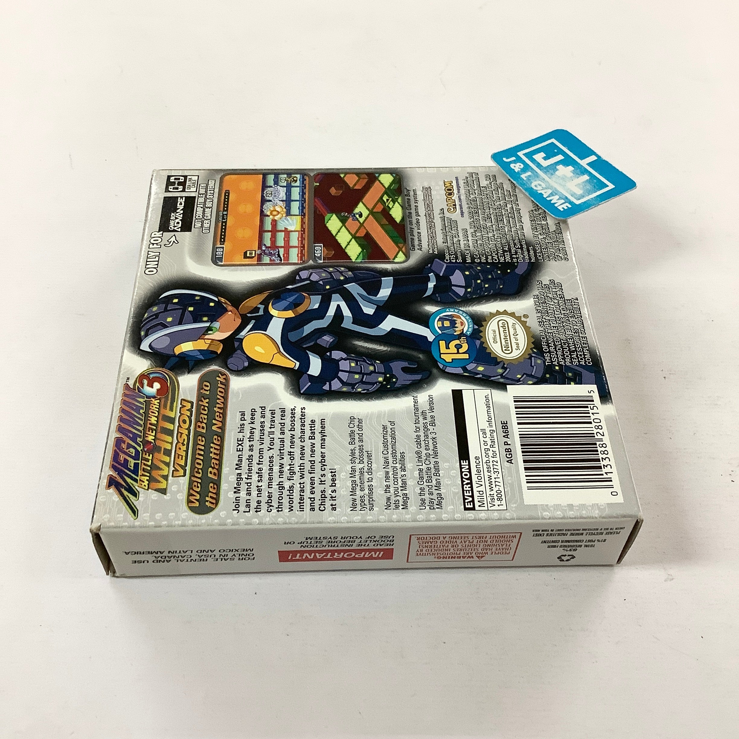 Mega Man Battle Network 3: White Version - (GBA) Game Boy Advance [Pre-Owned] Video Games Capcom   