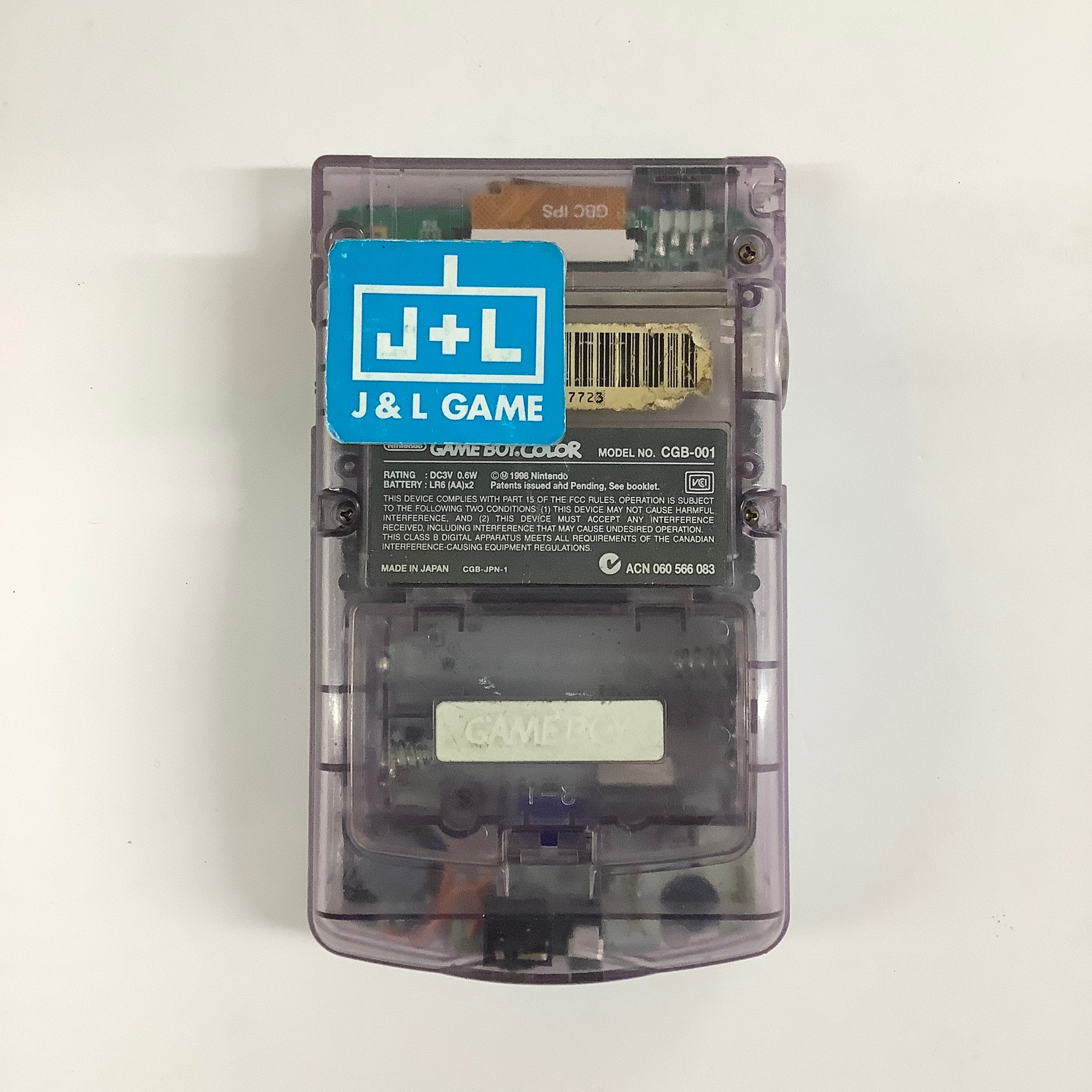 Nintendo Game Boy Color Console (Atomic Purple With Backlight) - (GBC) Game Boy Color [Pre-Owned] Consoles Nintendo