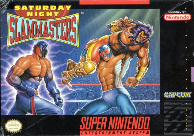 Saturday Night Slam Masters - (SNES) Super Nintendo [Pre-Owned] Video Games Capcom   