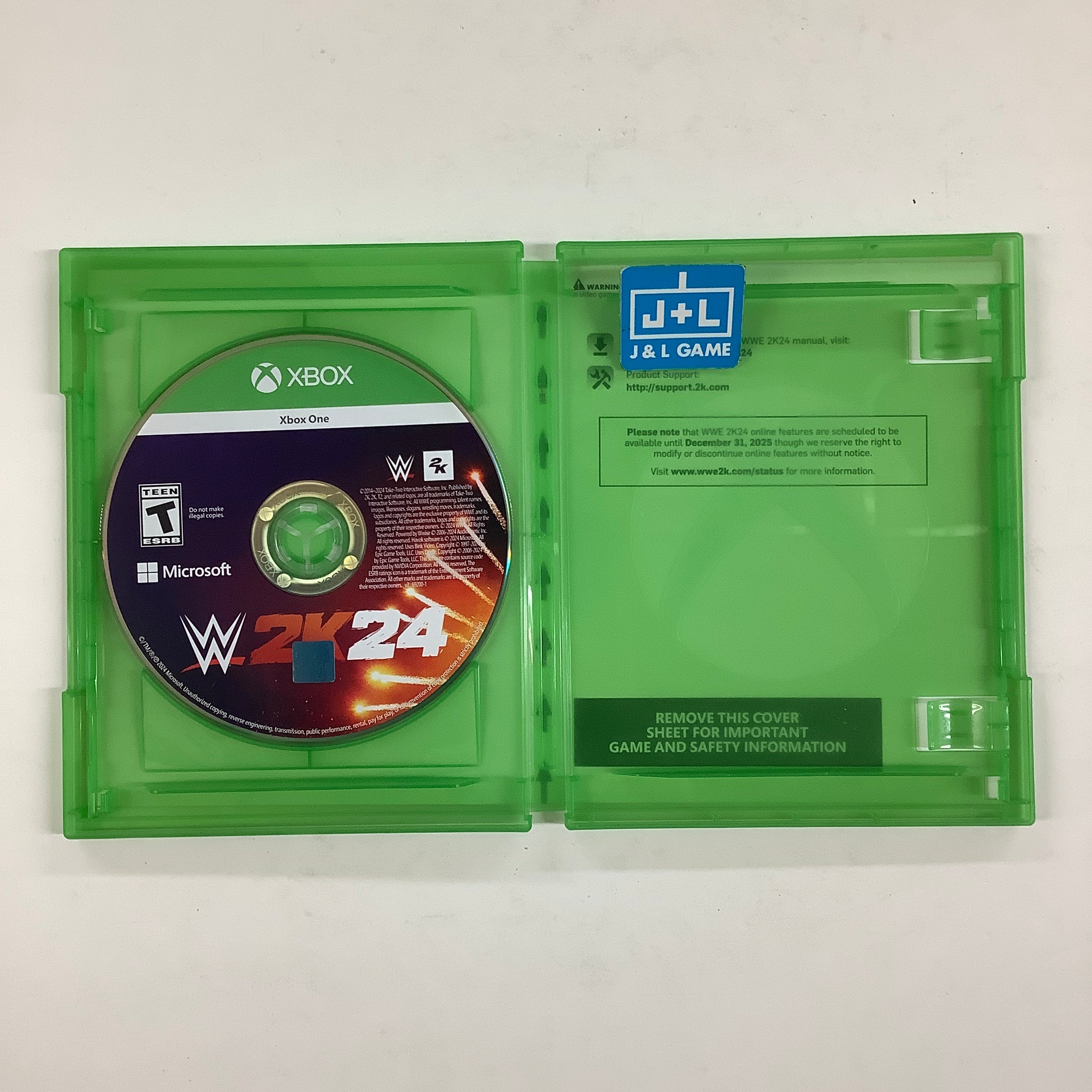 WWE 2K24 - (XB1) Xbox One [Pre-Owned] Video Games 2K Games