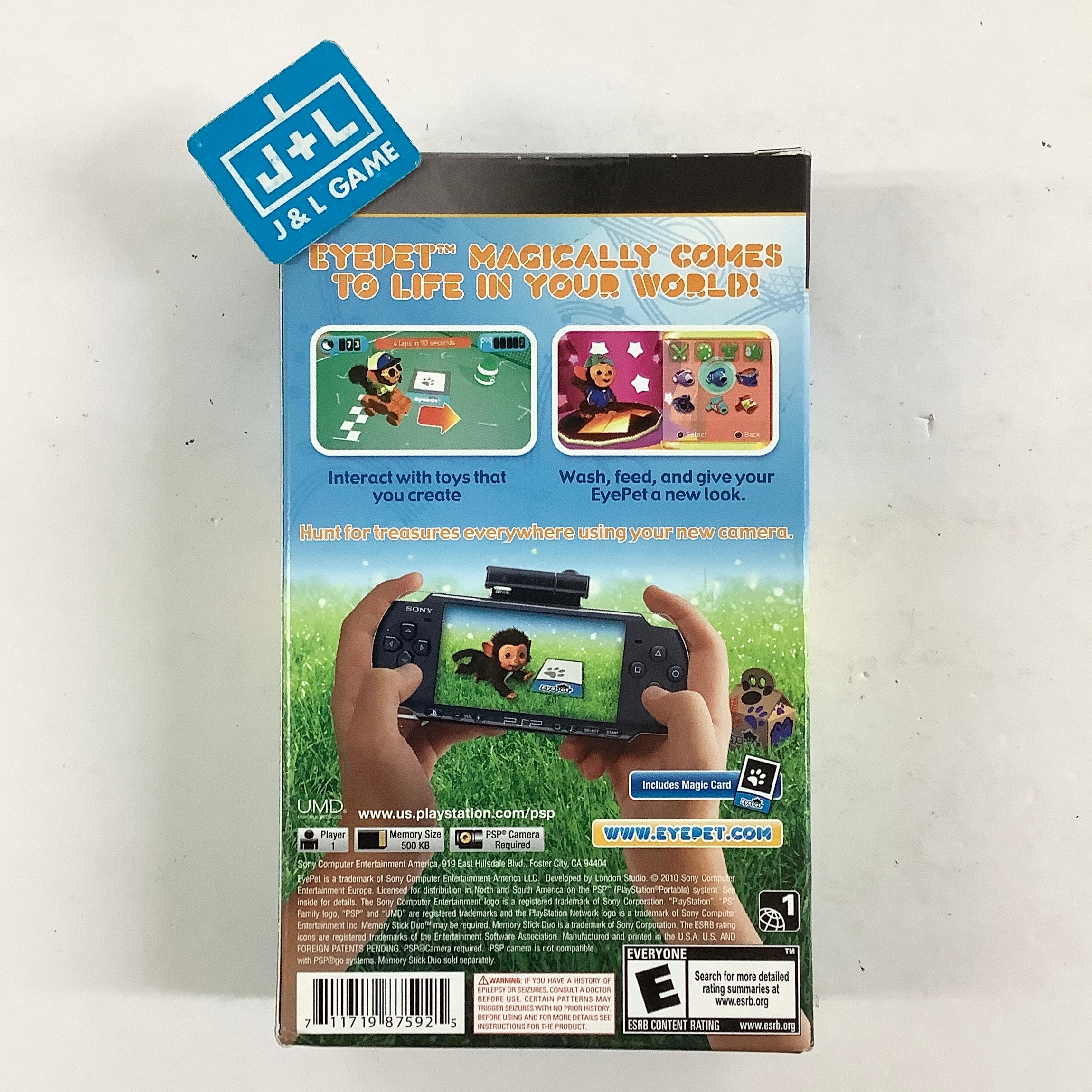 EyePet with Camera - Sony PSP Video Games PlayStation