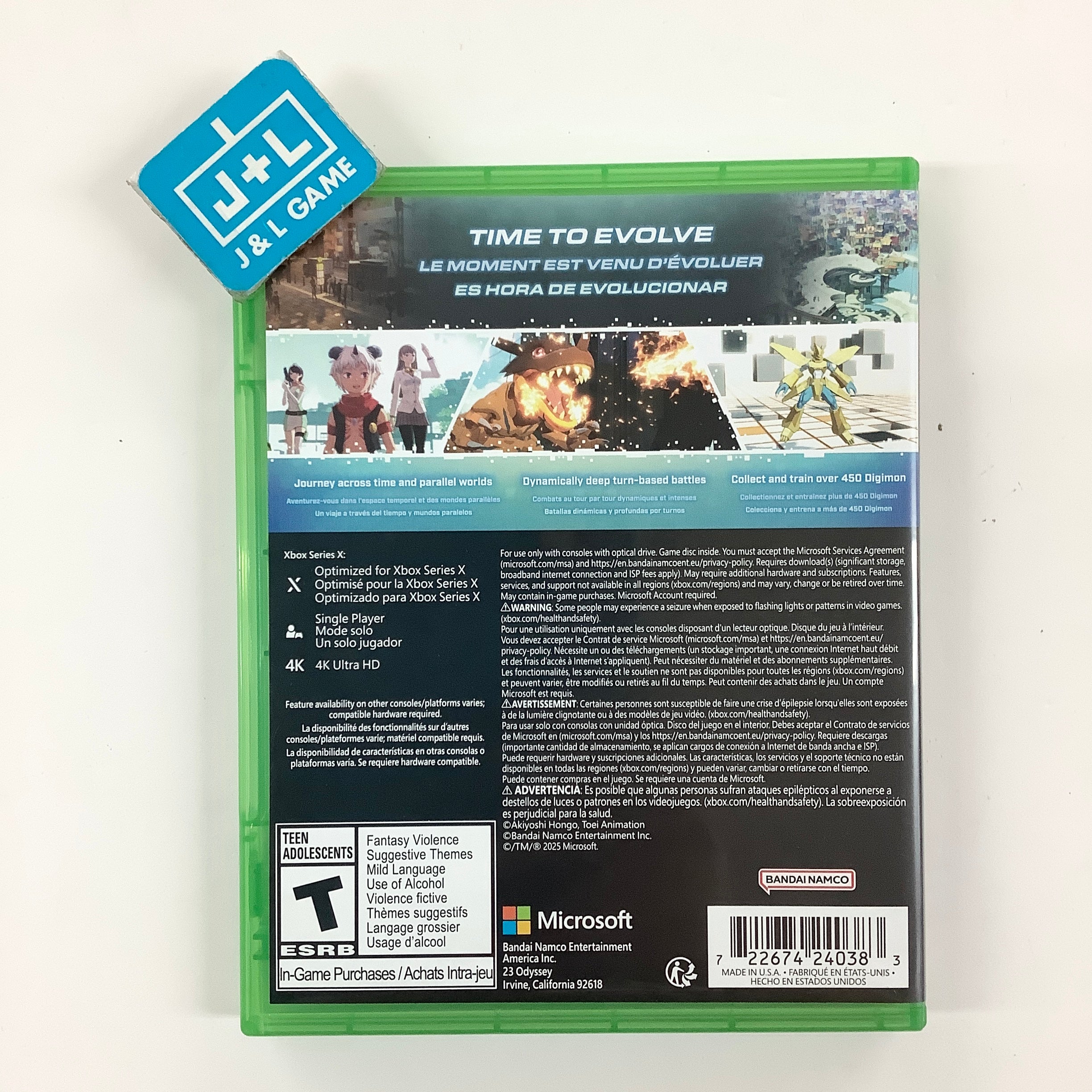 Digimon Story: Time Stranger - (XSX) Xbox Series X [Pre-Owned] Video Games BANDAI NAMCO Entertainment