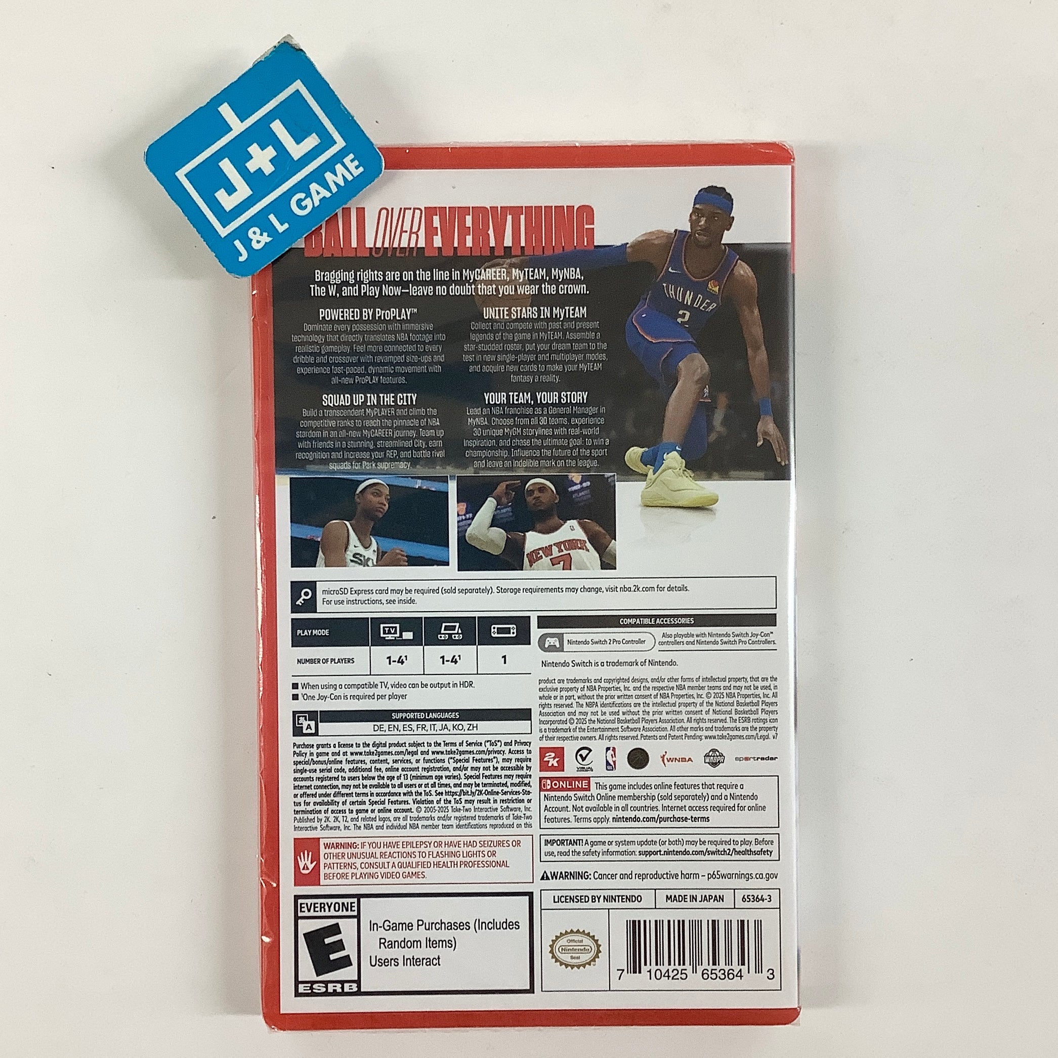 NBA 2K26 - (NS2) Nintendo Switch 2 Video Games 2K