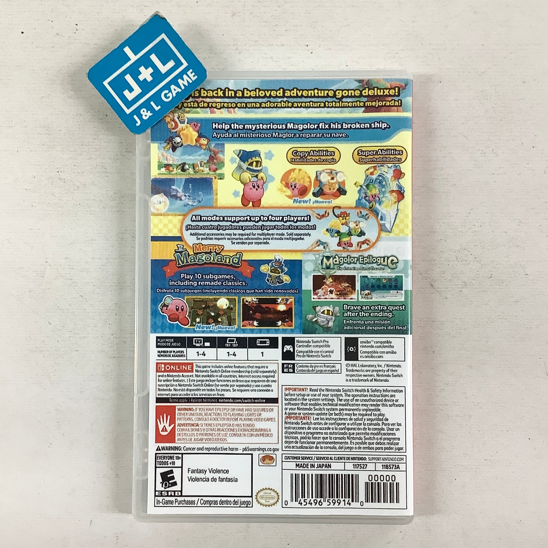 Kirby's Return to Dream Land Deluxe - (NSW) Nintendo Switch [Pre-Owned] Video Games Nintendo