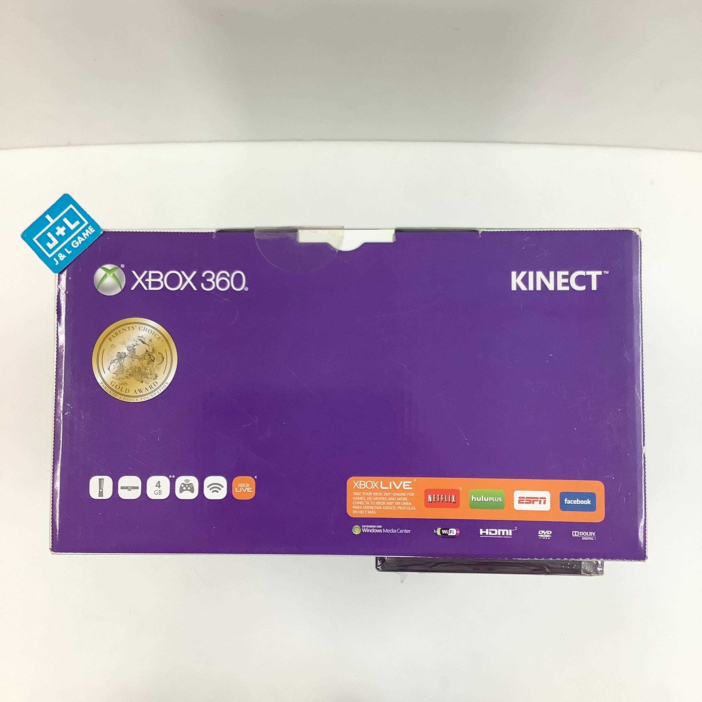 Xbox 360 4GB Console with Kinect (Black Bundle) - Xbox 360 | J&L Game
