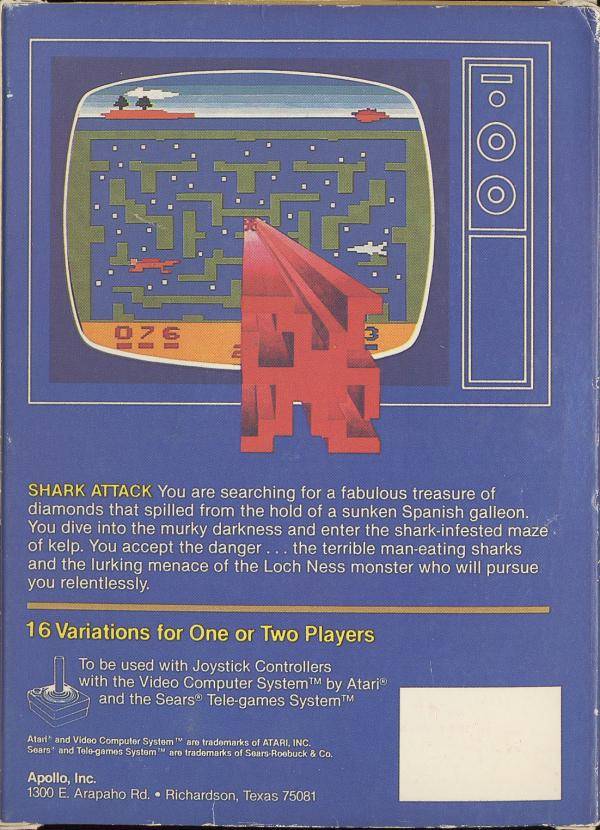 Shark Attack - Atari 2600 [Pre-Owned]