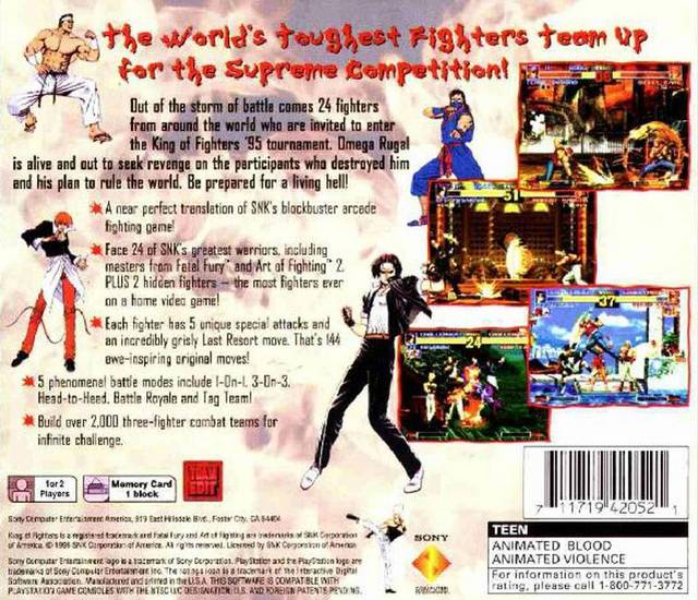 The King of Fighters '95 - (PS1) PlayStation 1 [Pre-Owned] Video Games SNK   