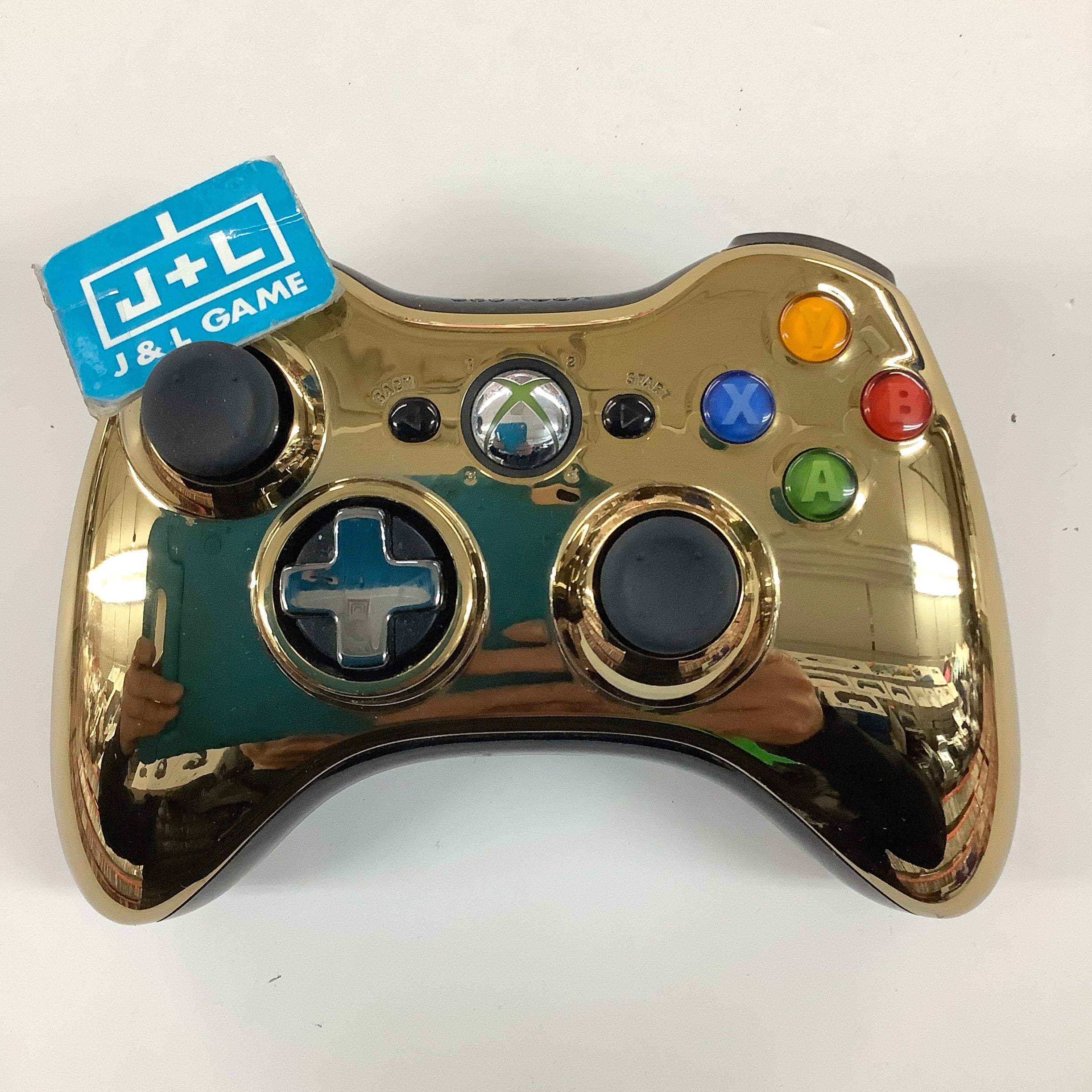 Microsoft Xbox 360 Chrome Series Wireless Controller (Gold) - Xbox 360 [Pre-Owned]