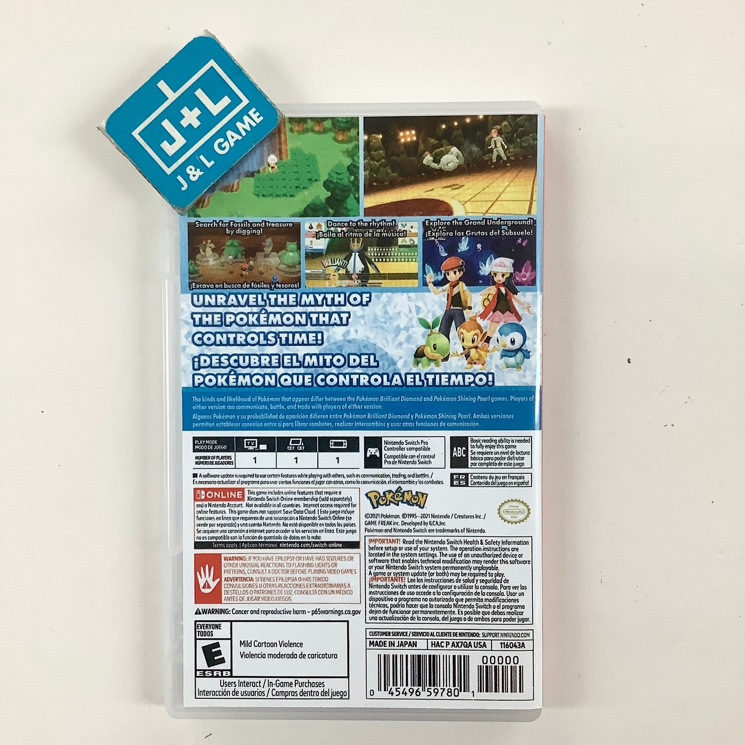Pokemon Brilliant Diamond - (NSW) Nintendo Switch [Pre-Owned] Video Games Nintendo