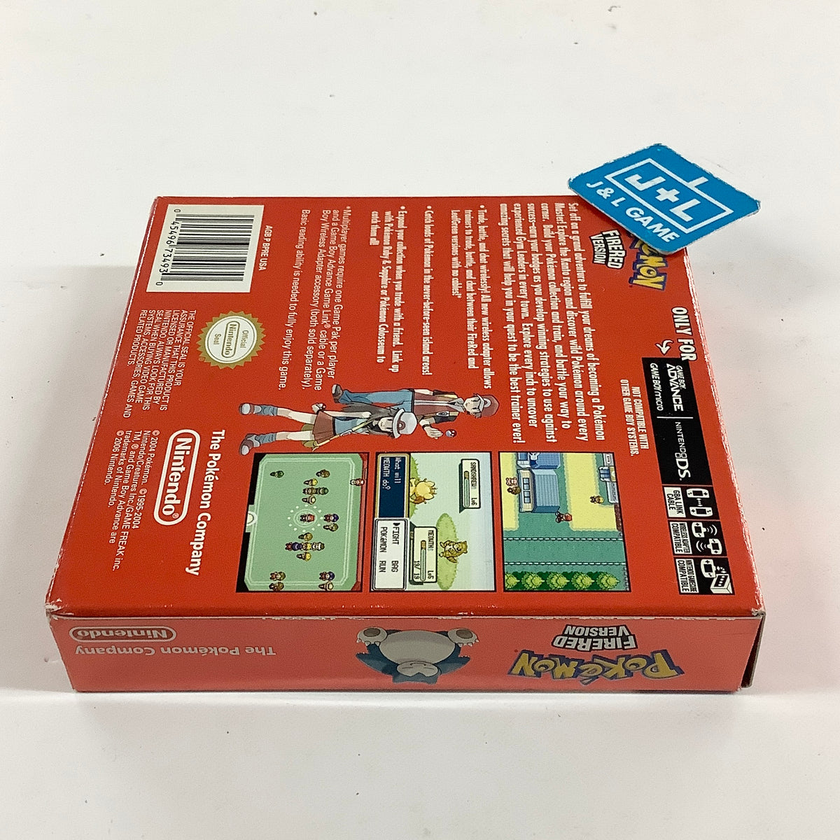 Pokemon FireRed Version (Player's Choice) - (GBA) Game Boy Advance [Pre-Owned] Video Games Nintendo
