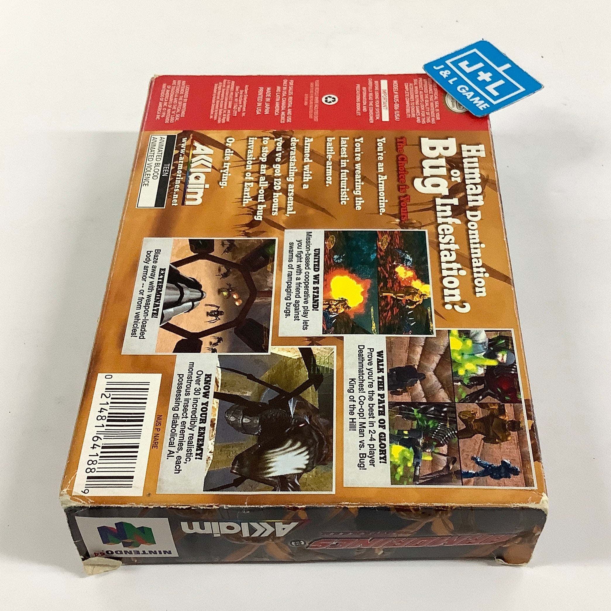 Armorines: Project S.W.A.R.M. - (N64) Nintendo 64 [Pre-Owned]