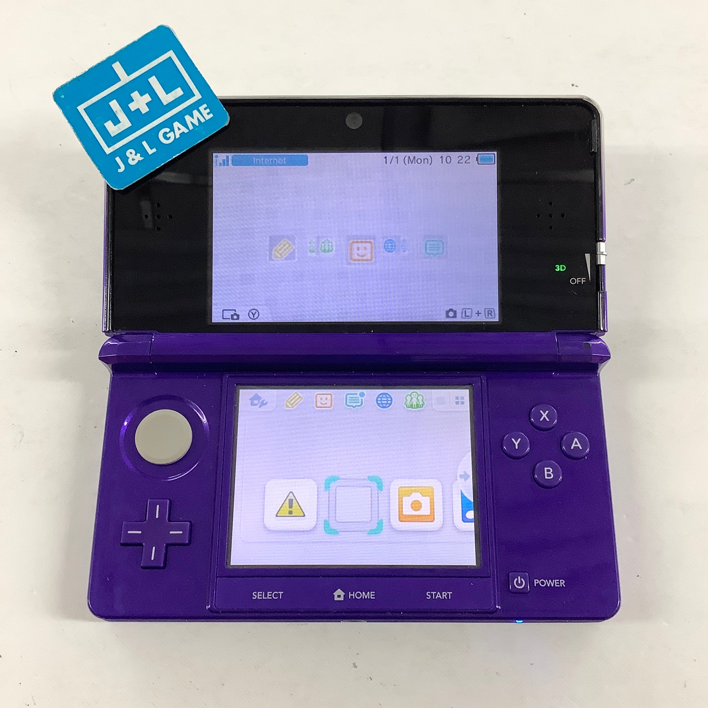 Nintendo 3DS Console (Midnight Purple) - Nintendo 3DS [Pre-Owned] Consoles Nintendo