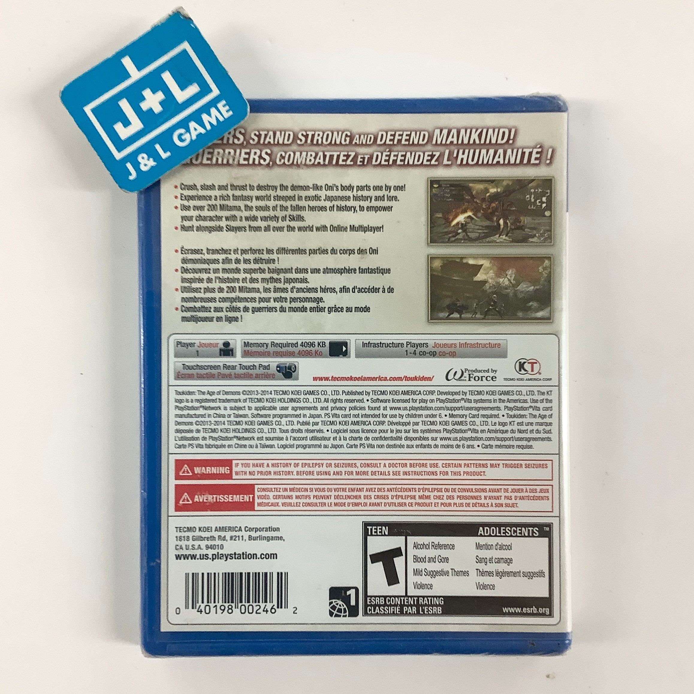 Toukiden: The Age of Demons - (PSV) PlayStation Vita Video Games Tecmo Koei