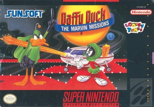 Daffy Duck: The Marvin Missions - (SNES) Super Nintendo [Pre-Owned] Video Games SunSoft   