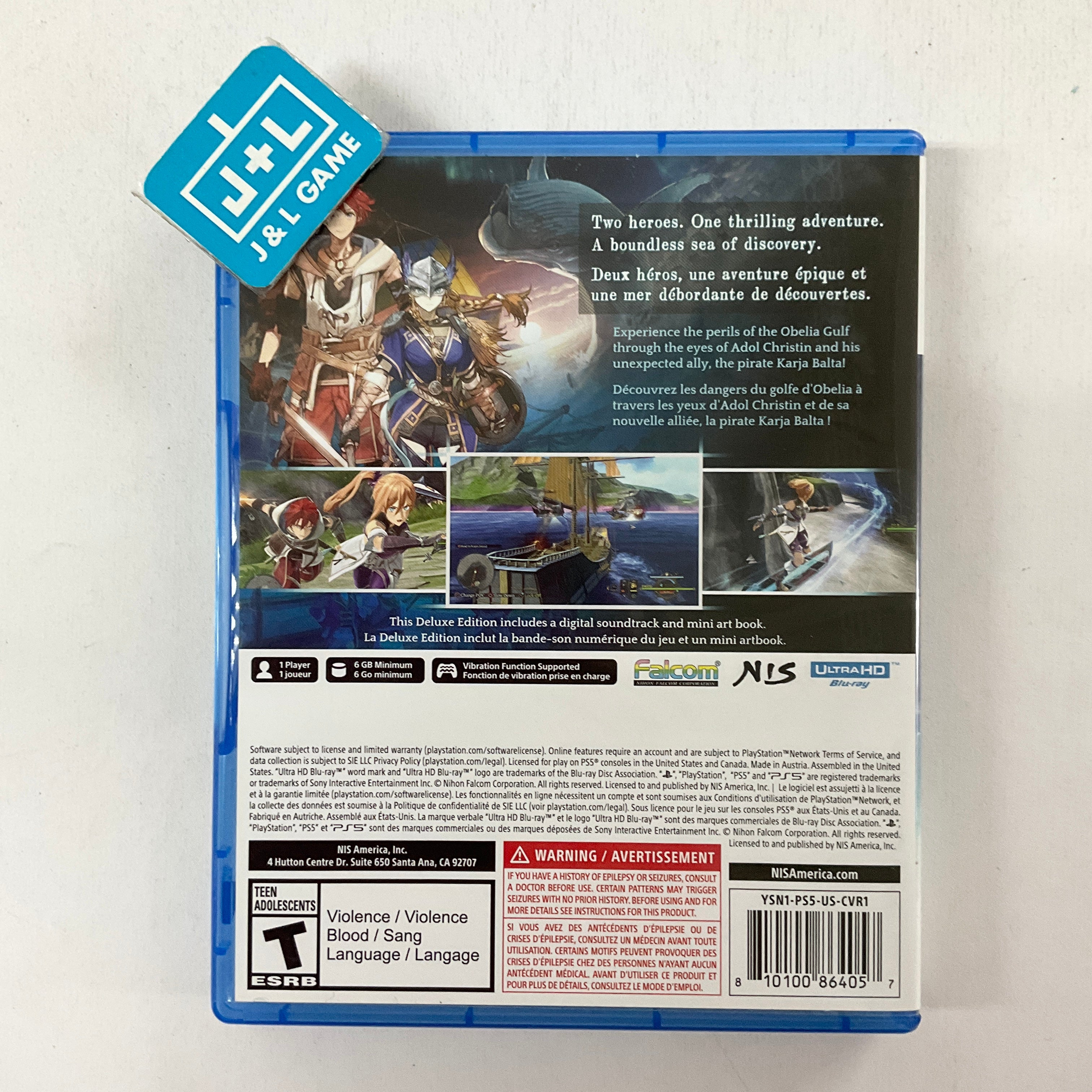 Ys X: Nordics (Deluxe Edition) - (PS5) PlayStation 5 [Pre-Owned] Video Games NIS America