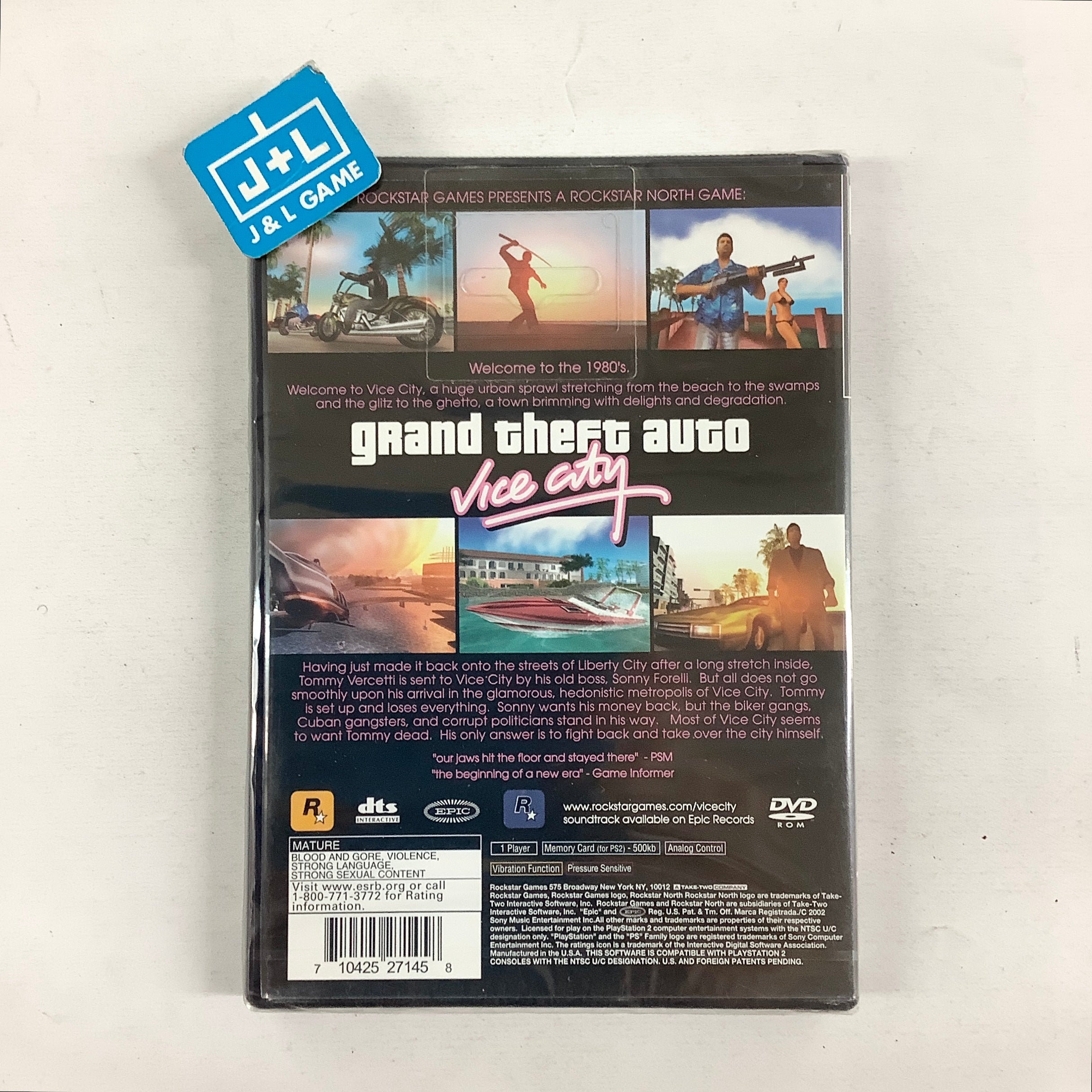 Grand Theft Auto: Vice City - (PS2) PlayStation 2 Video Games Rockstar Games