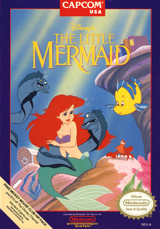 Disney's The Little Mermaid - (NES) Nintendo Entertainment System [Pre-Owned] Video Games Capcom   