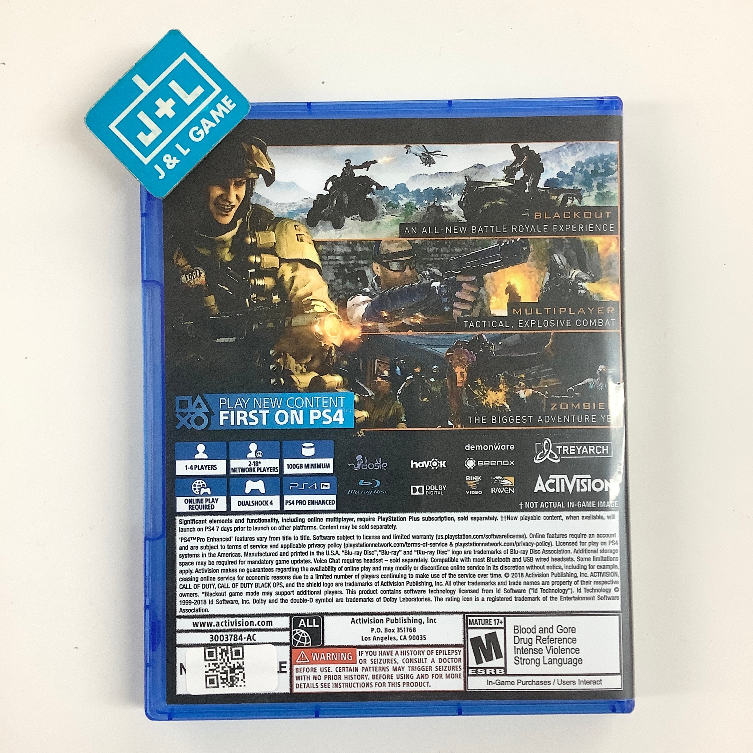 Call of Duty: Black Ops IIII - (PS4) PlayStation 4 [Pre-Owned]