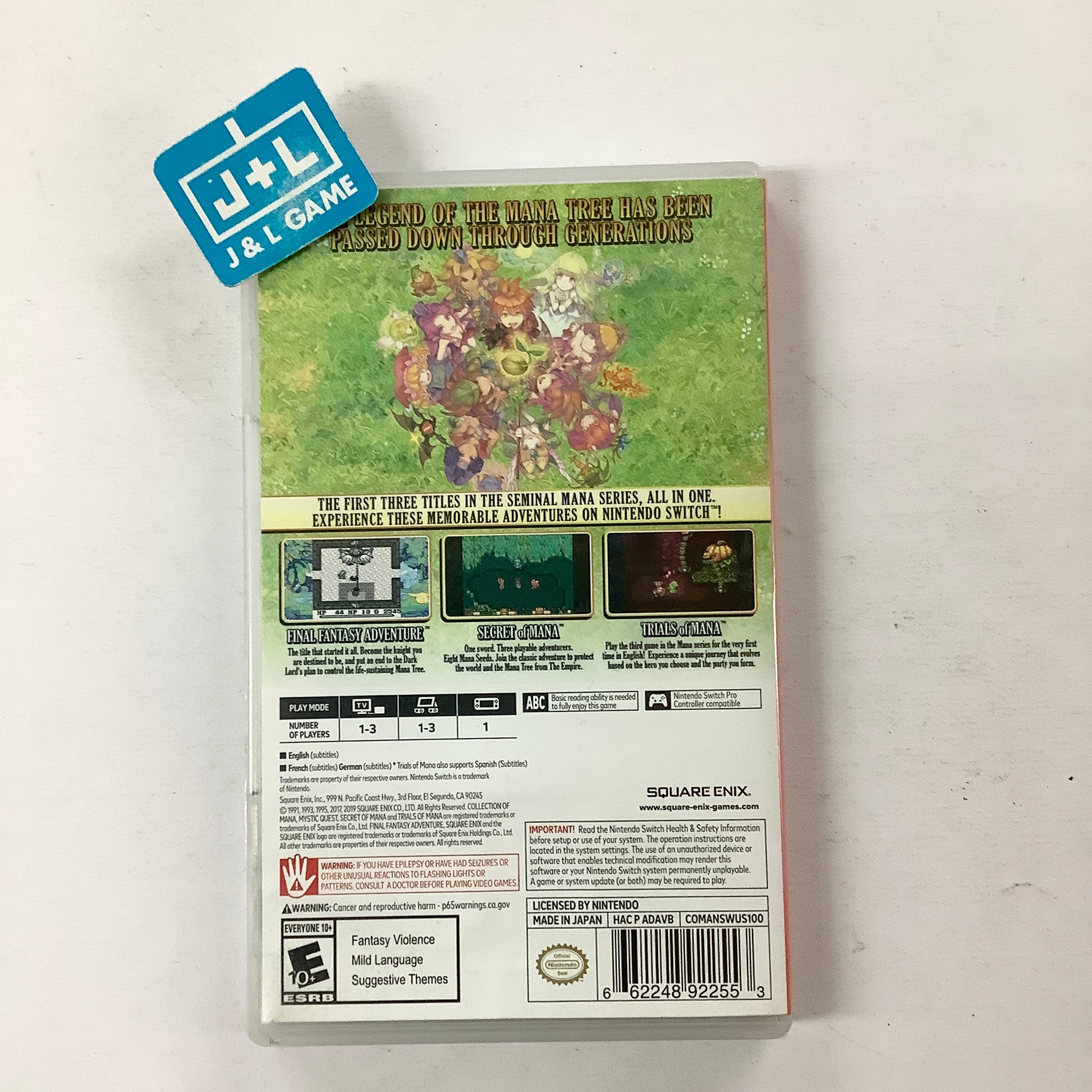 Collection of Mana - (NSW) Nintendo Switch [Pre-Owned] Video Games Square Enix   
