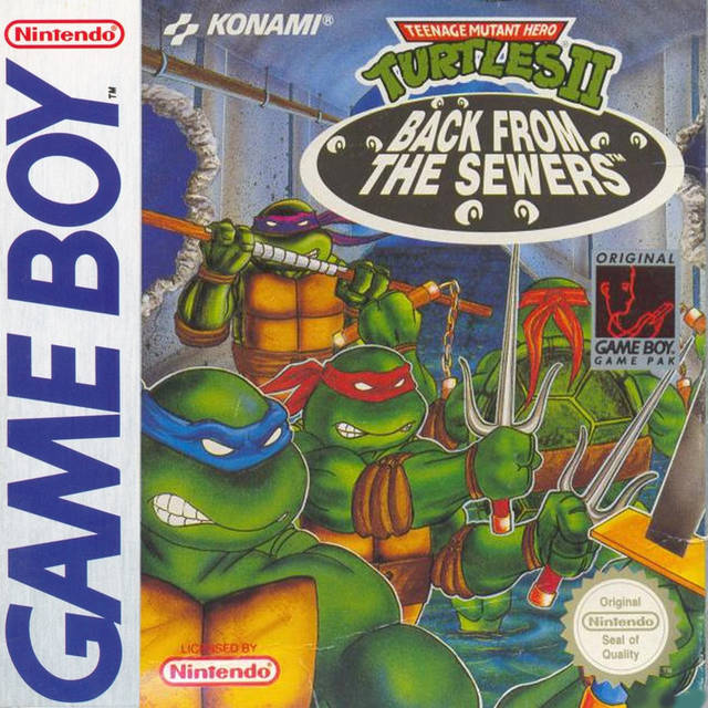Teenage Mutant Ninja Turtles II: Back From The Sewers - (GB) Game Boy [Pre-Owned] (European Import) Video Games Konami   