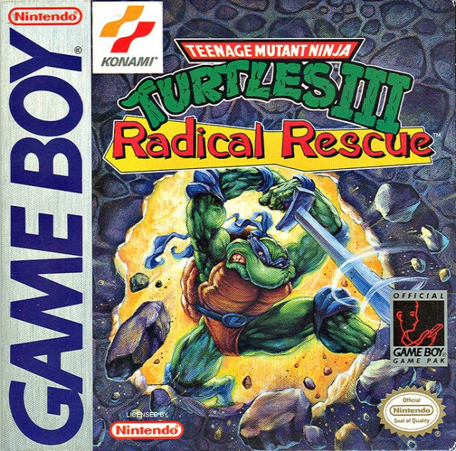 Teenage Mutant Ninja Turtles 3: Radical Rescue - (GB) Game Boy [Pre-Owned] Video Games Konami   