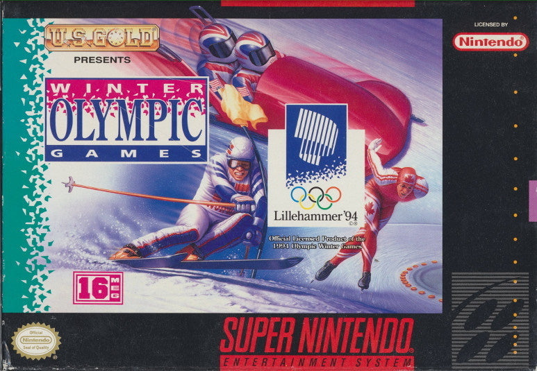 Winter Olympic Games: Lillehammer '94 - (SNES) Super Nintendo [Pre-Owned] Video Games U.S. Gold   